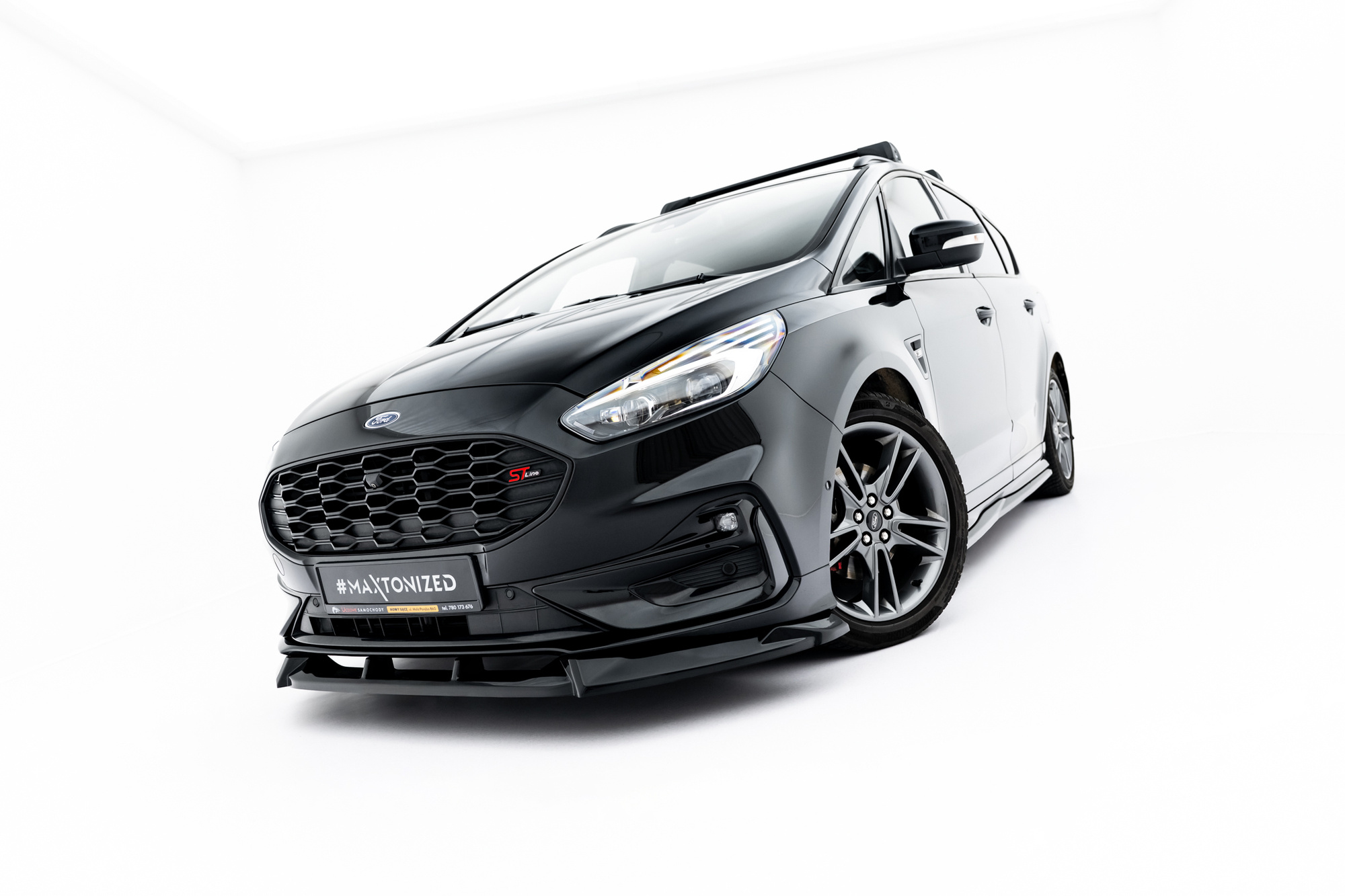 Frontspoiler Ford S-Max ST-Line II Facelift 2019 - 2023 | Sport Glossy Black Edition – bilde 3