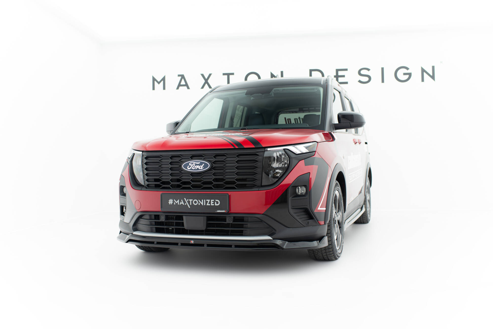 Frontspoiler Ford Tourneo Courier II 2023 ->  | Sport Glossy Black Edition – bilde 3