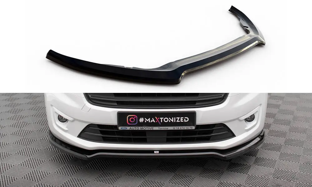 Frontspoiler Ford Transit Connect II Facelift 2017 - 2022 | V.1 Glossy Black Edition – bilde 3