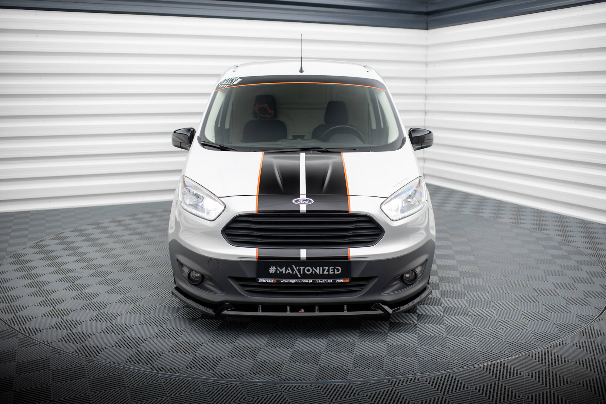 Frontspoiler Ford Transit Courier I 2014 - 2017 | Sport Glossy Black Edition – bilde 2