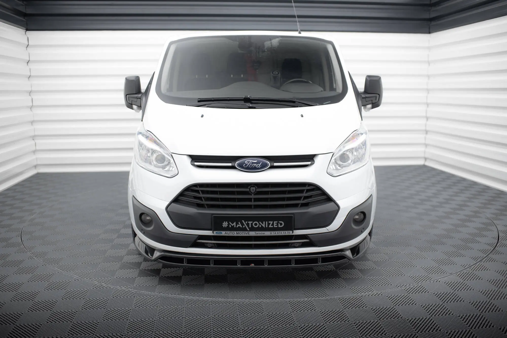 Frontspoiler Ford Transit Custom I 2012 - 2017 | Glossy Black Edition Image 4