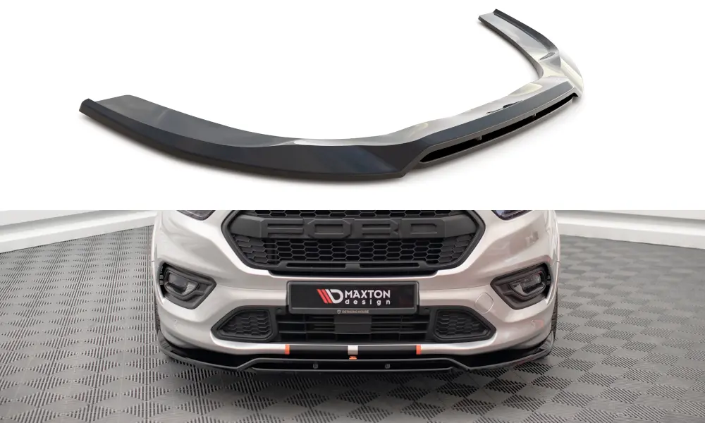 Frontspoiler Ford Transit Custom I Facelift 2017 - 2023 | Glossy Black Edition – bilde 2