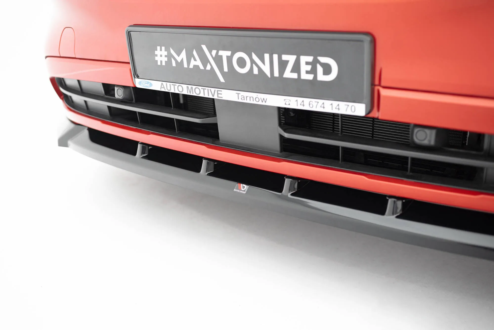 Frontspoiler Ford Transit Custom II 2023 -> | V.1 Glossy Black Edition – bilde 4