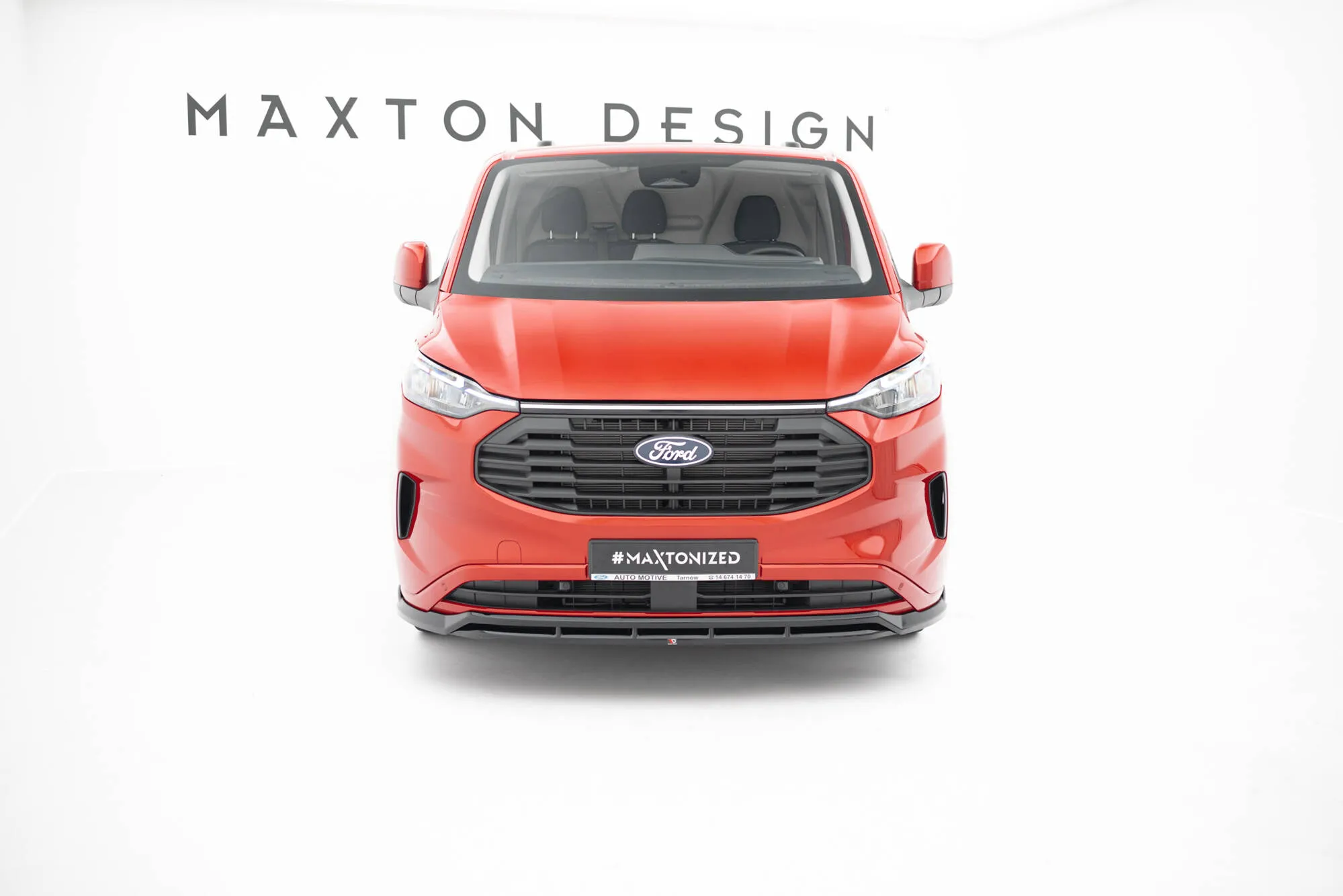 Frontspoiler Ford Transit Custom II 2023 -> | V.2 Glossy Black Edition – bilde 2