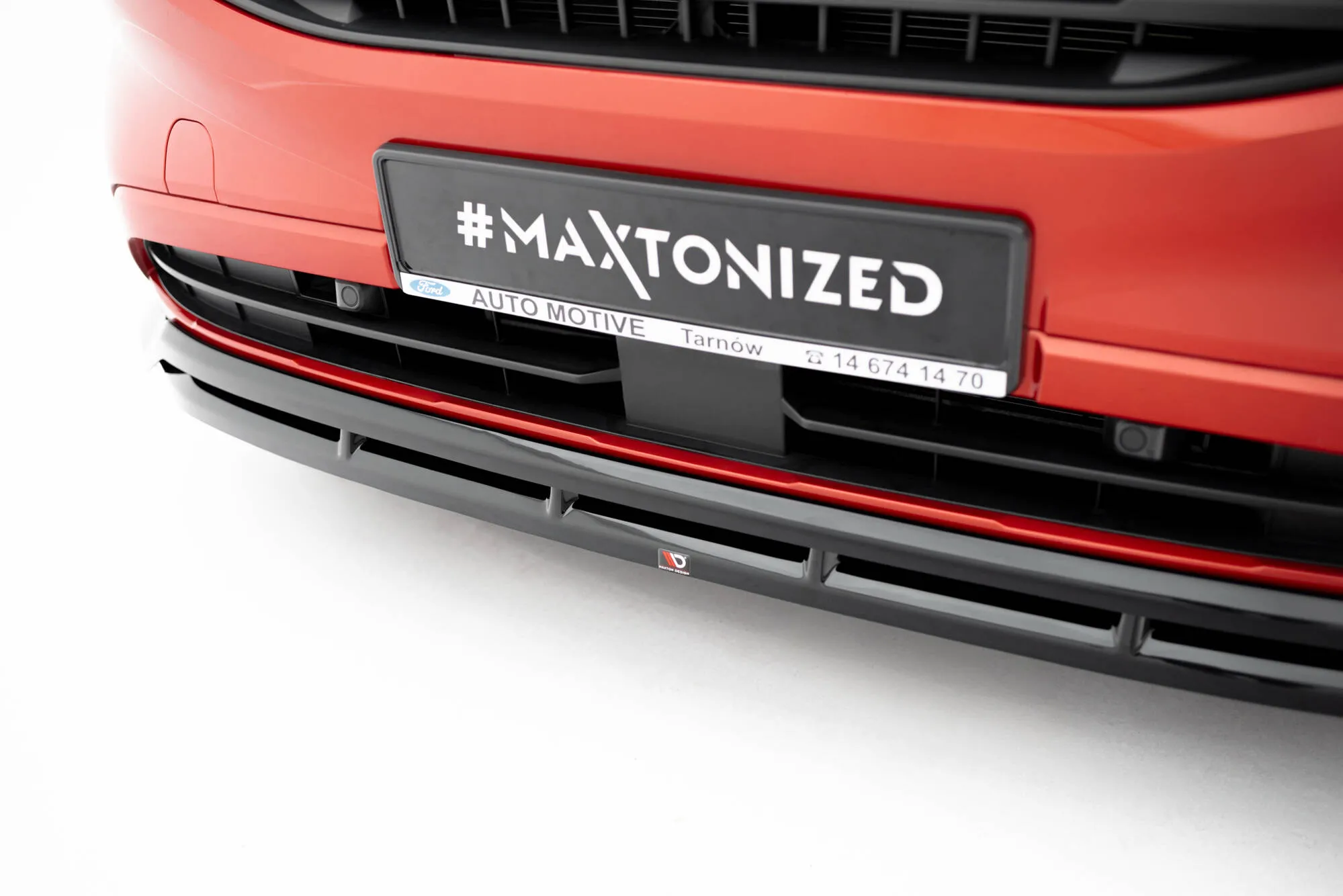 Frontspoiler Ford Transit Custom II 2023 -> | V.2 Glossy Black Edition – bilde 3