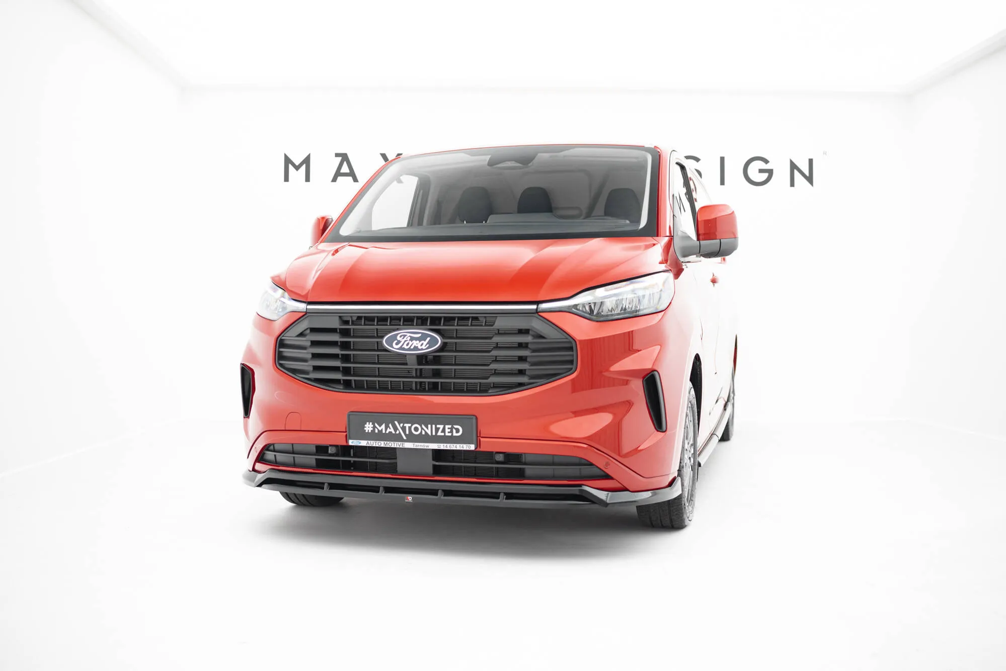 Frontspoiler Ford Transit Custom II 2023 -> | V.2 Glossy Black Edition – bilde 4