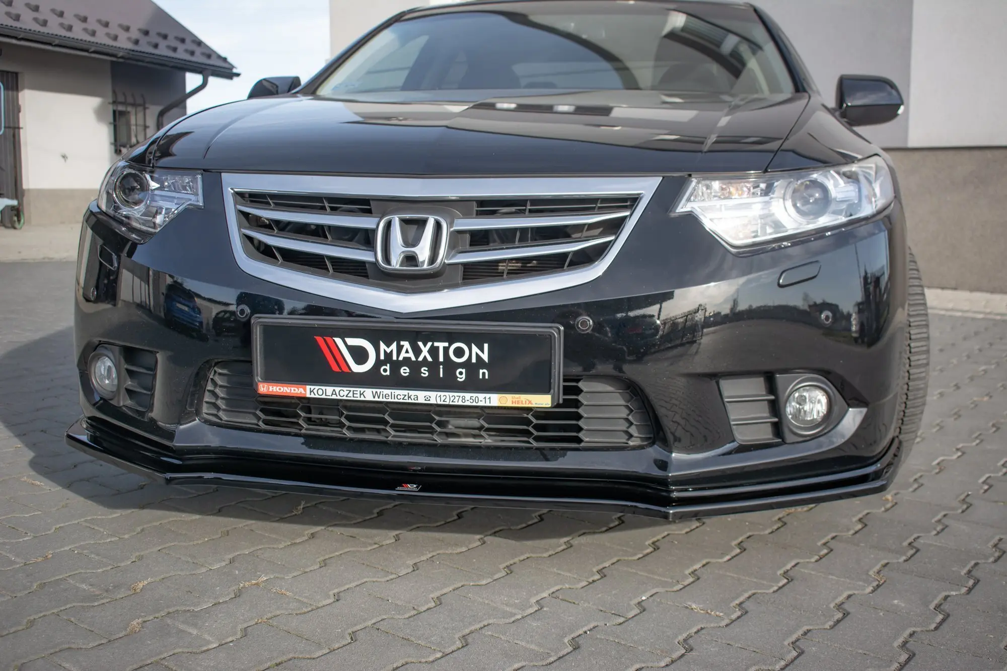 Frontspoiler Honda Accord VIII ( CU series) Facelift 2011-2015 | Glossy Black Edition – bilde 2