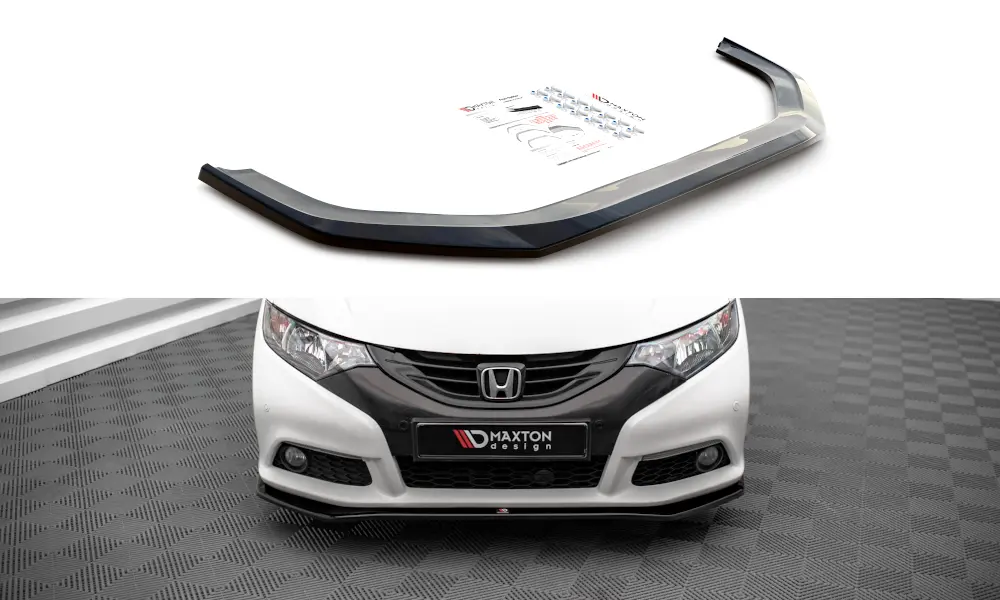 Frontspoiler Honda Civic IX 2011-2014 | V.1 Glossy Black Edition – bilde 2