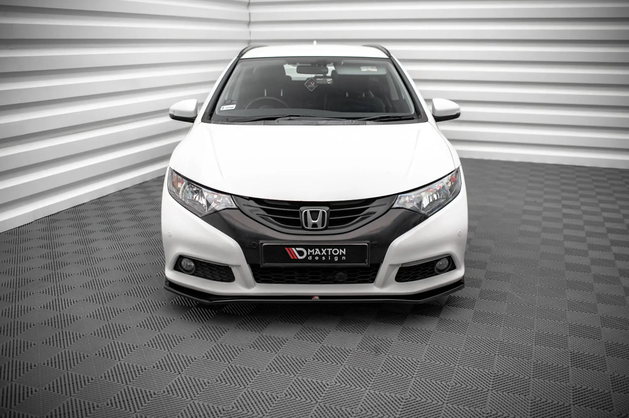 Frontspoiler Honda Civic IX 2011-2014 | V.1 Glossy Black Edition – bilde 3