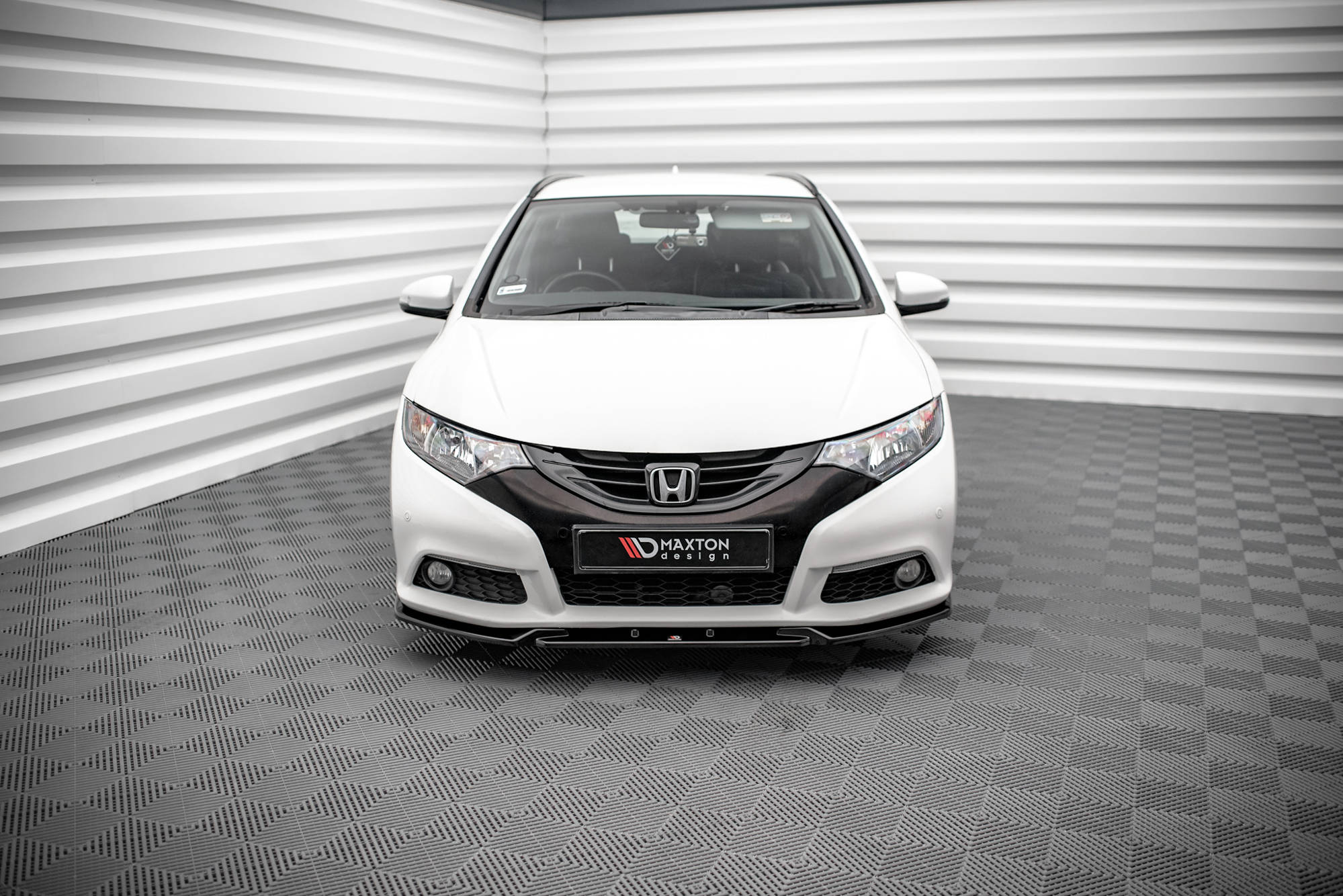 Frontspoiler Honda Civic IX 2011-2014 | V.2 Glossy Black Edition