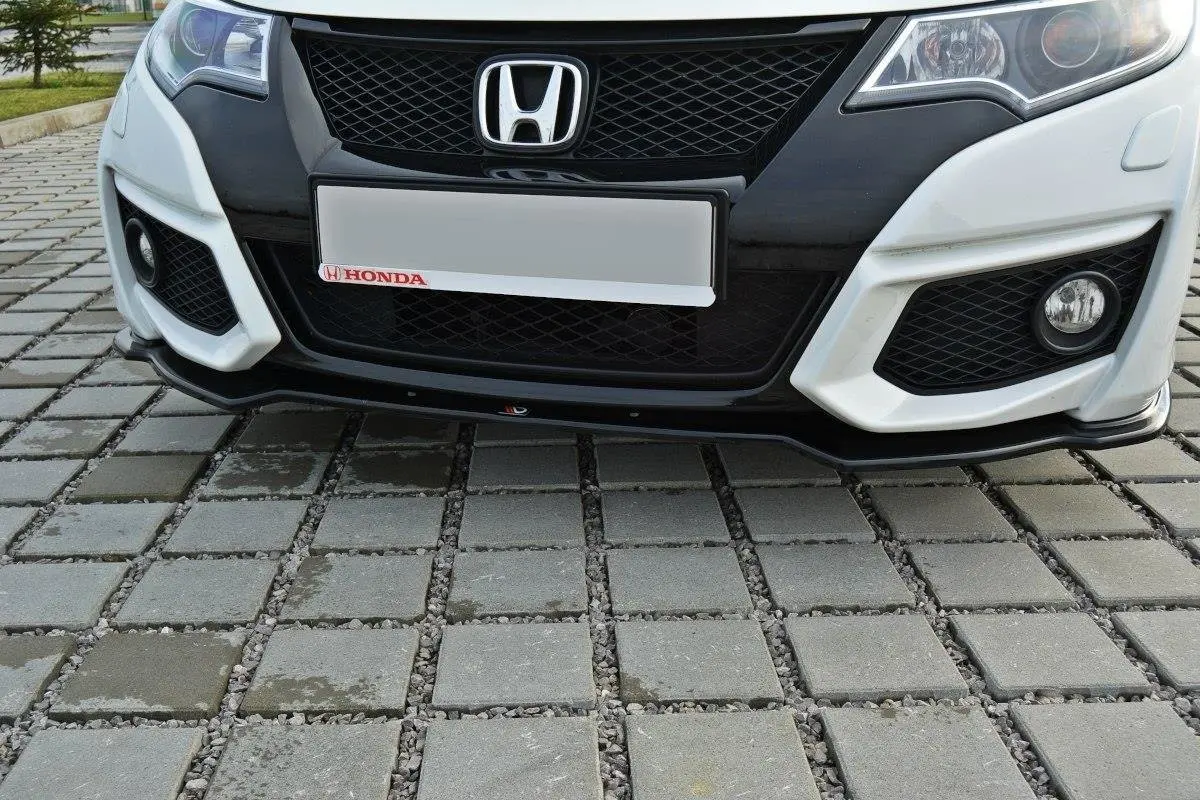Frontspoiler Honda Civic IX Facelift 2014-2016 | Glossy Black Edition – bilde 3