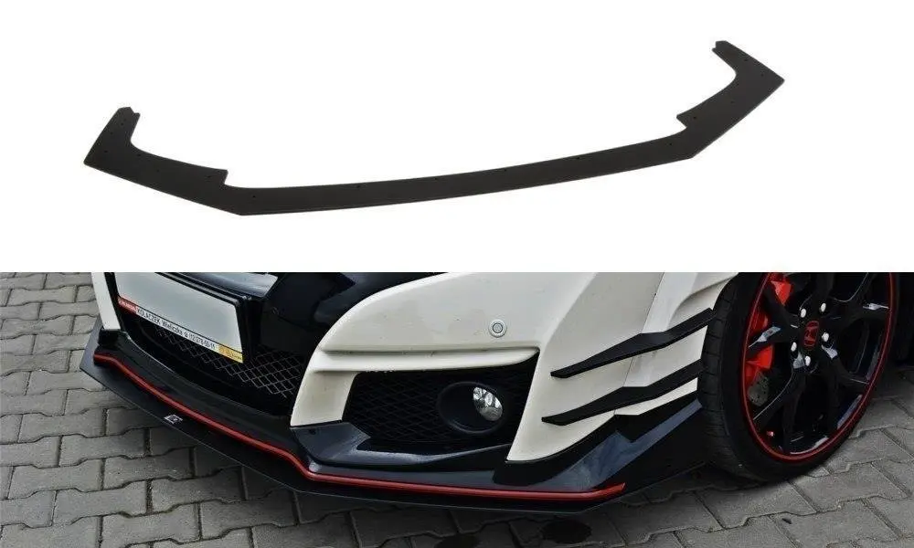Frontspoiler Honda Civic IX Type-R 2015-2017 | V.1 Racing Black Edition – bilde 2