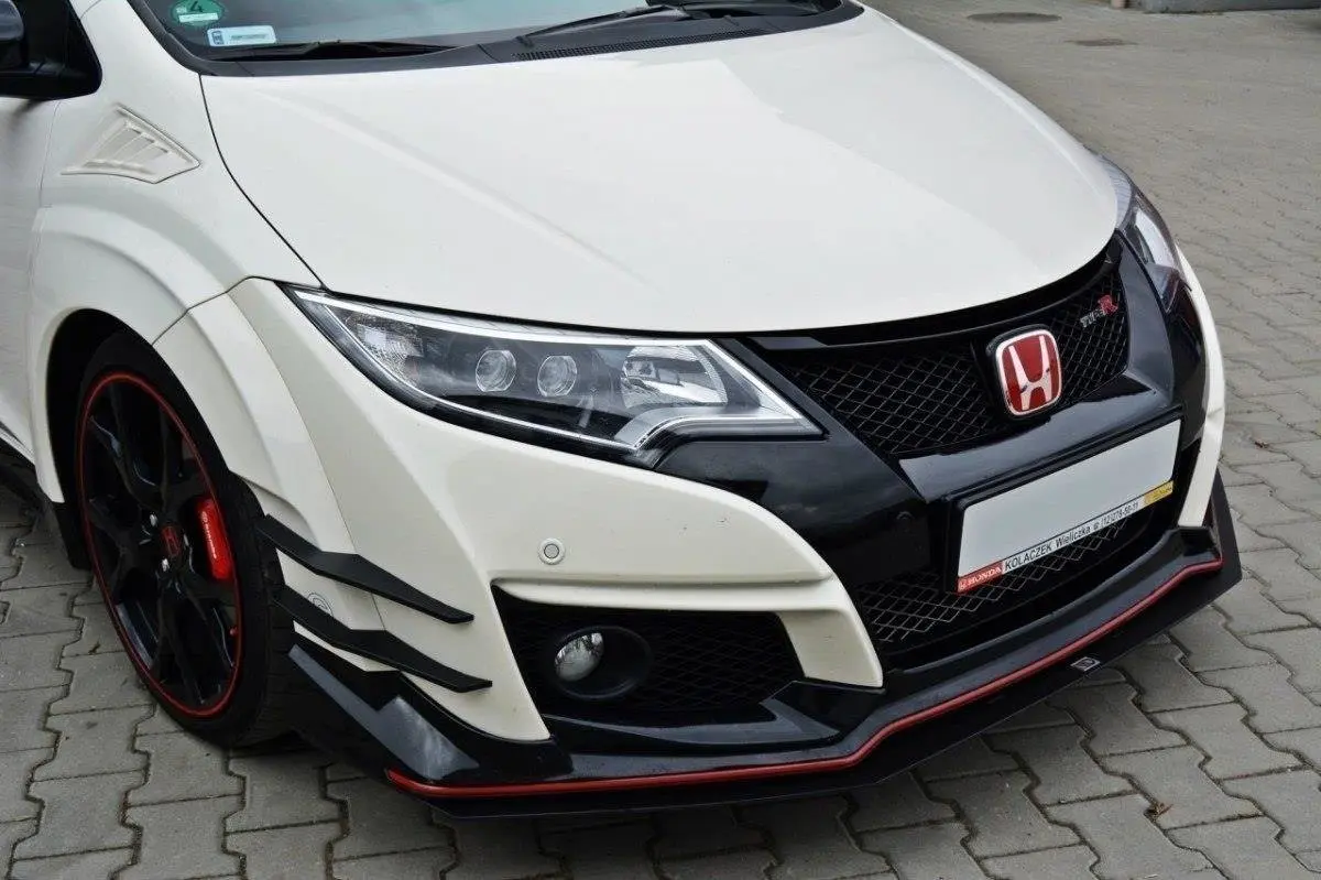 Frontspoiler Honda Civic IX Type-R 2015-2017 | V.1 Racing Black Edition – bilde 3