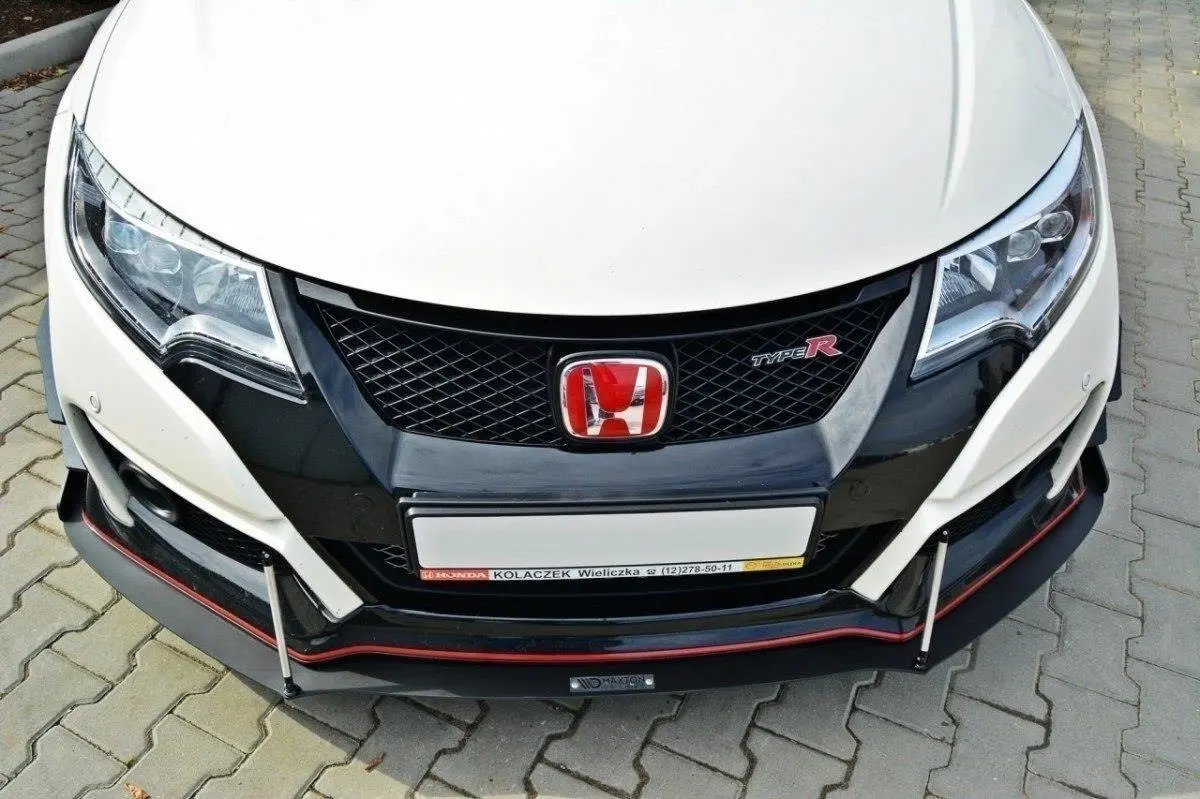 Frontspoiler Honda Civic IX Type-R 2015-2017 | V.2 Racing Black Edition