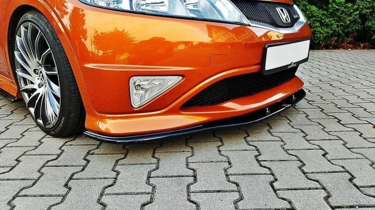 Frontspoiler Honda Civic Type-S / Type- R 2006-2011 | Glossy Black Edition – bilde 3