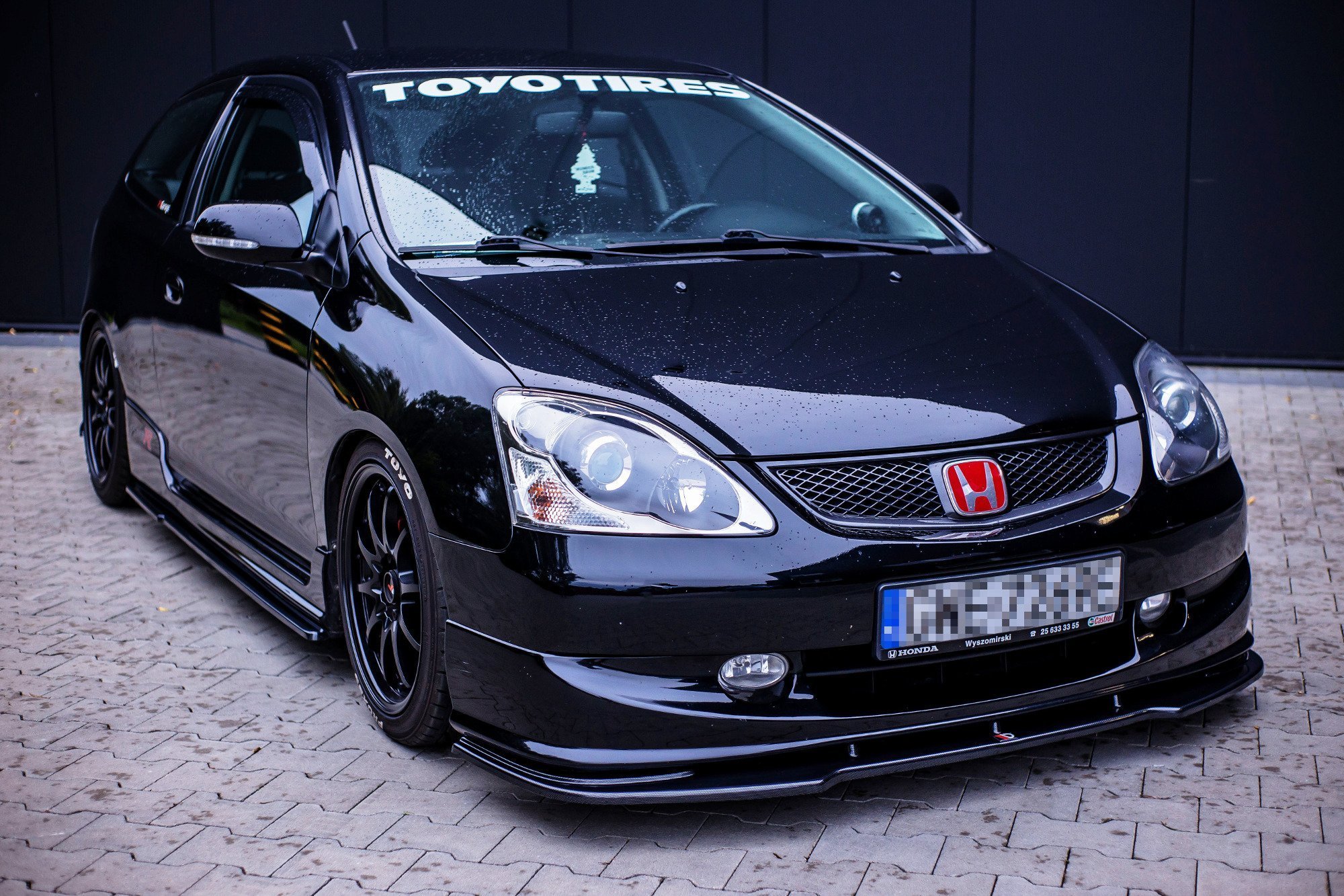 Frontspoiler Honda Civic VII Type-R/S Facelift 2004-2006 | V.1 Glossy Black Edition – bilde 4