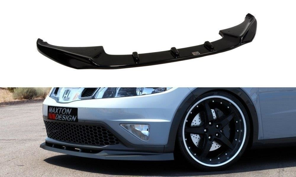 Frontspoiler Honda Civic VIII Facelift 2009 - 2011 | Sport Glossy Black Edition