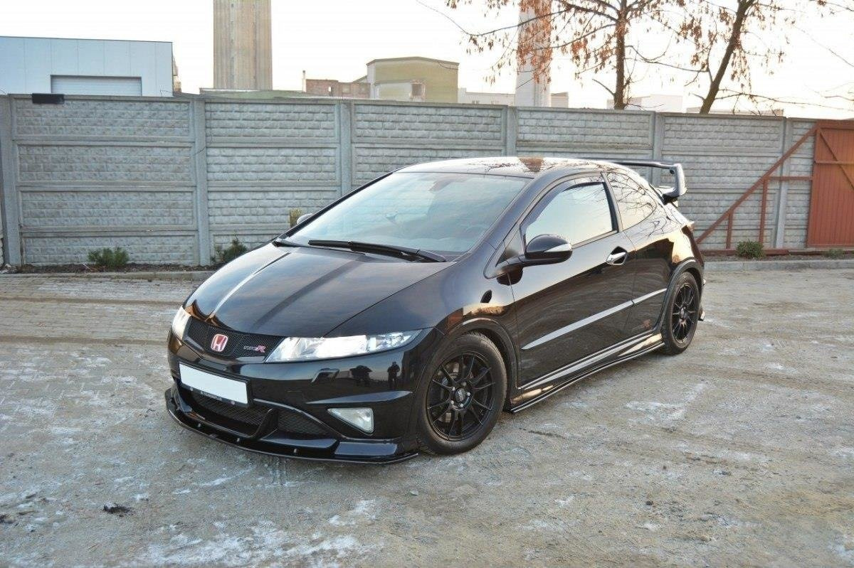 Frontspoiler HONDA CIVIC VIII TYPE R 2007 - 2010 | Sport Glossy Black Edition – bilde 4