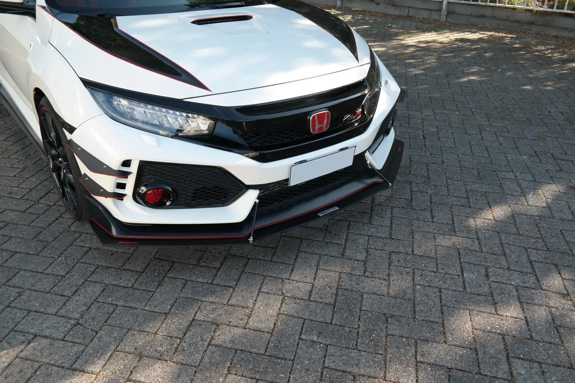 Frontspoiler Honda Civic X Type-R 2017-> | Racing Black Edition
