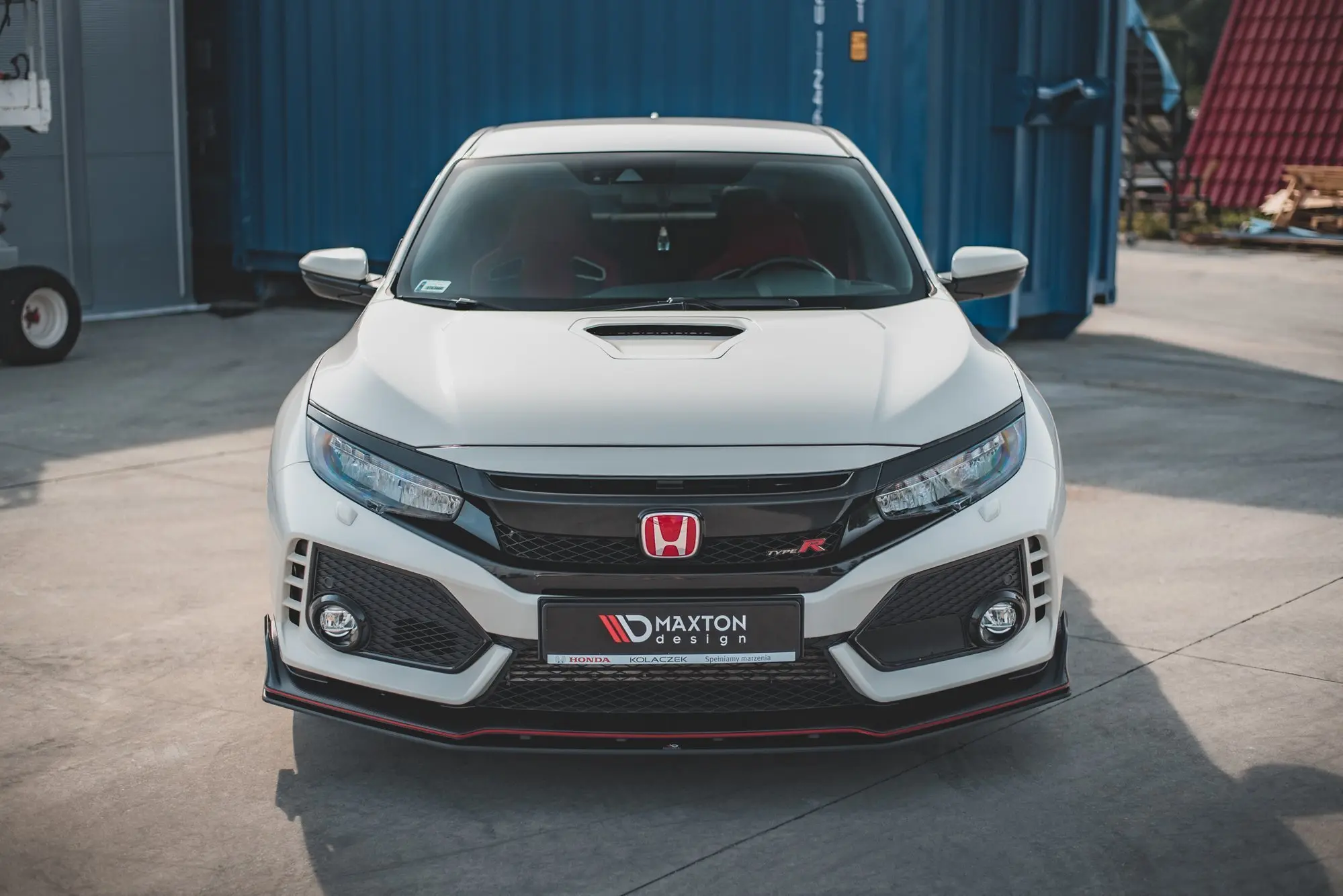 Frontspoiler Honda Civic X Type-R 2017-> | V.2 Racing Durability Black Edition – bilde 2