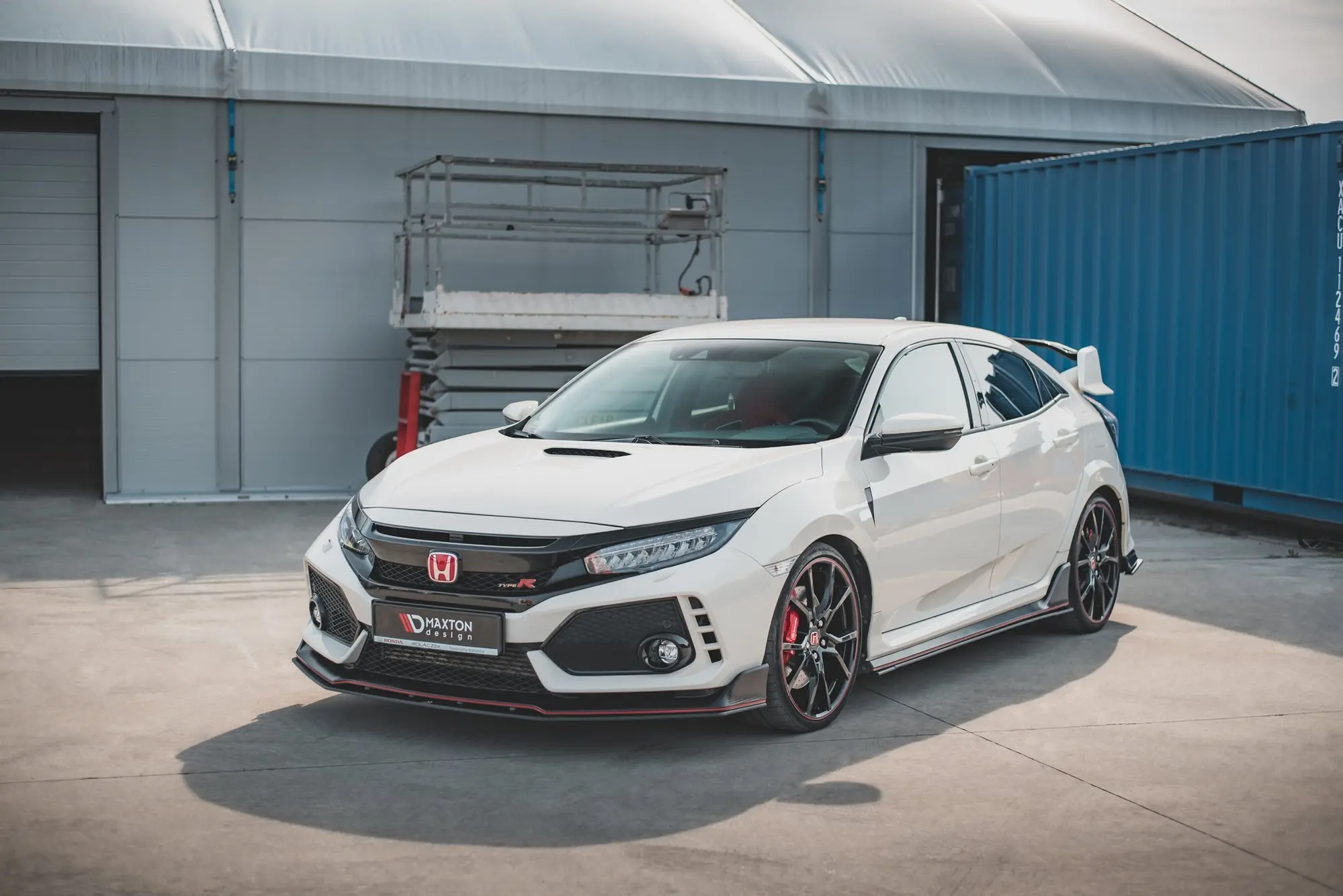 Frontspoiler Honda Civic X Type-R 2017-> | V.2 Racing Durability Black Edition – bilde 5