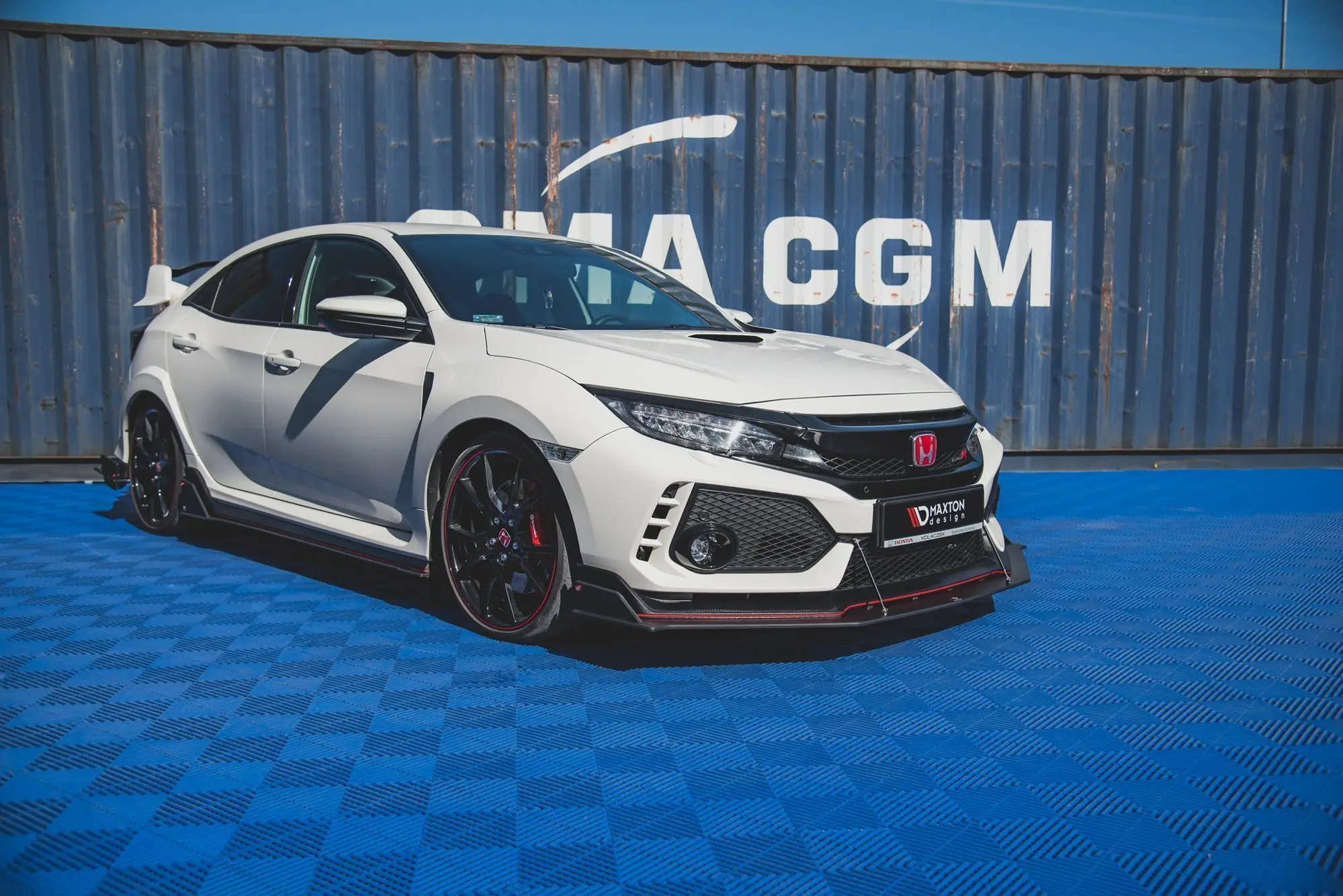 Frontspoiler Honda Civic X Type-R 2017-> | V.4 Racing Durability Black Edition – bilde 6