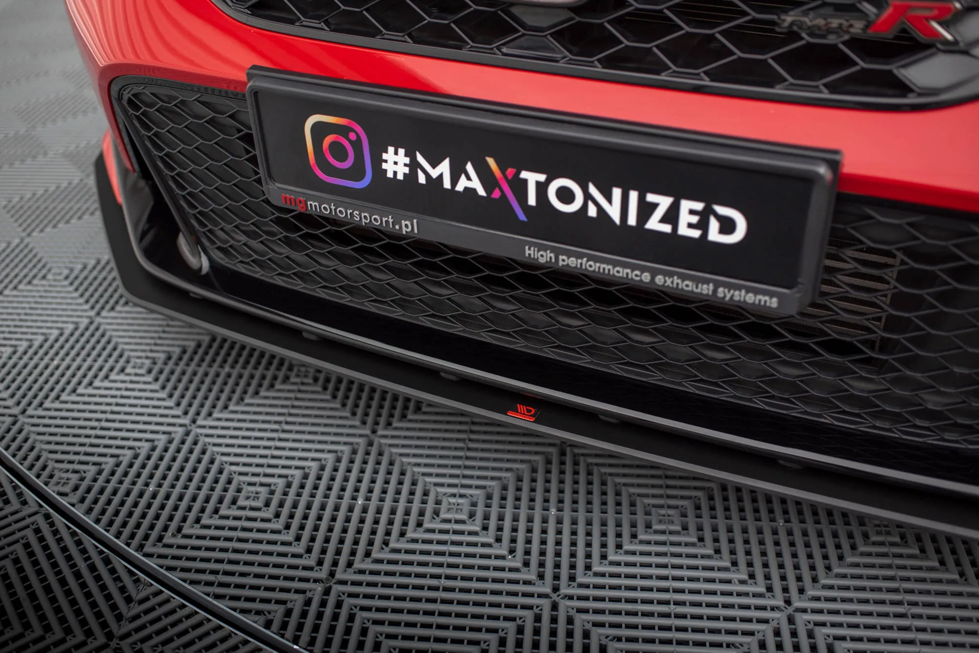 Frontspoiler Honda Civic XI Type-R 2023-> | Street Pro Black Edition – bilde 3