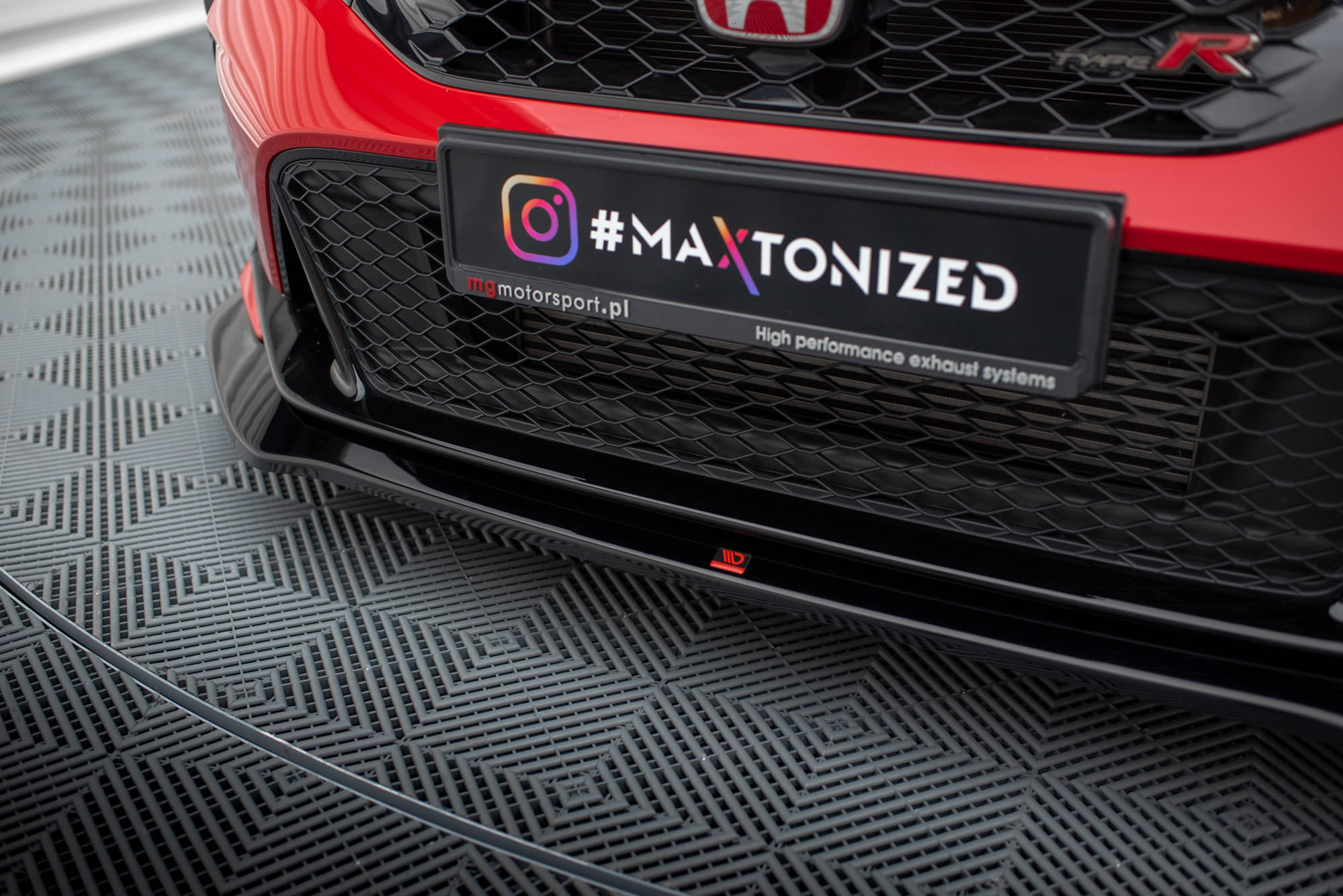 Frontspoiler Honda Civic XI Type-R  2023-> | V.1 Glossy Black Edition