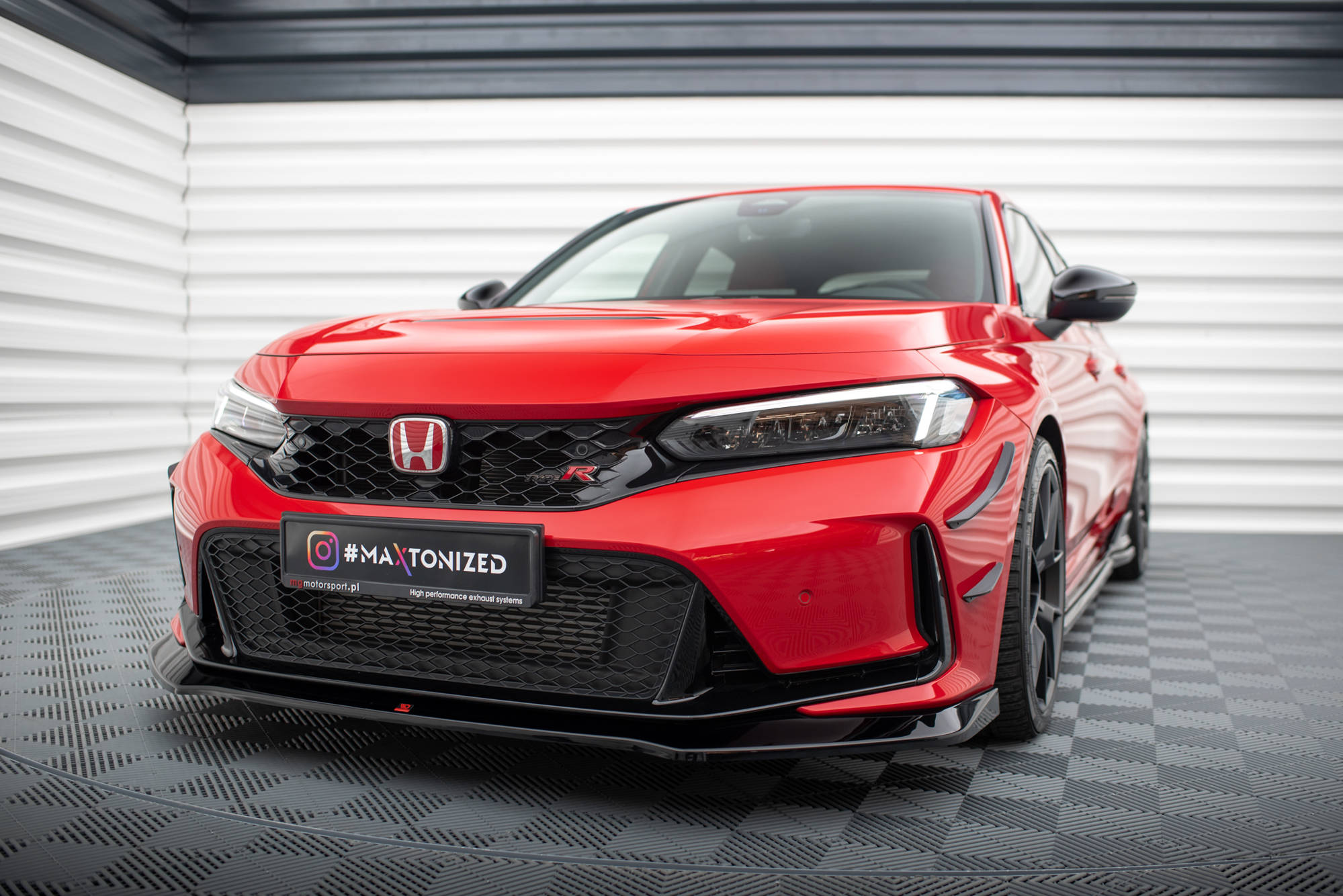 Frontspoiler Honda Civic XI Type-R  2023-> | V.1 Glossy Black Edition – bilde 4
