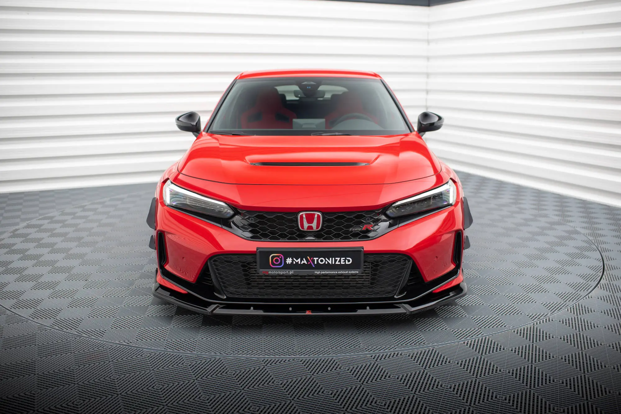 Frontspoiler Honda Civic XI Type-R  2023-> | V.2 Glossy Black Edition