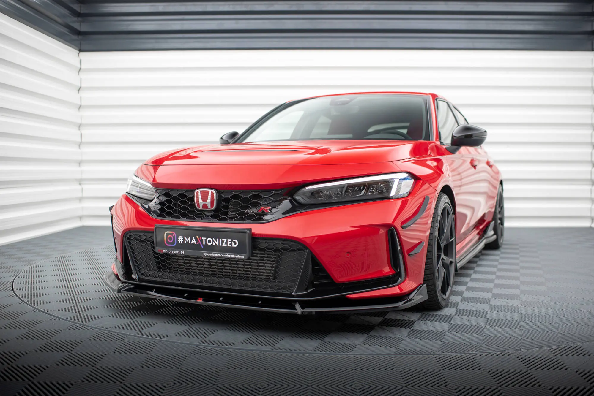 Frontspoiler Honda Civic XI Type-R  2023-> | V.2 Glossy Black Edition – bilde 4