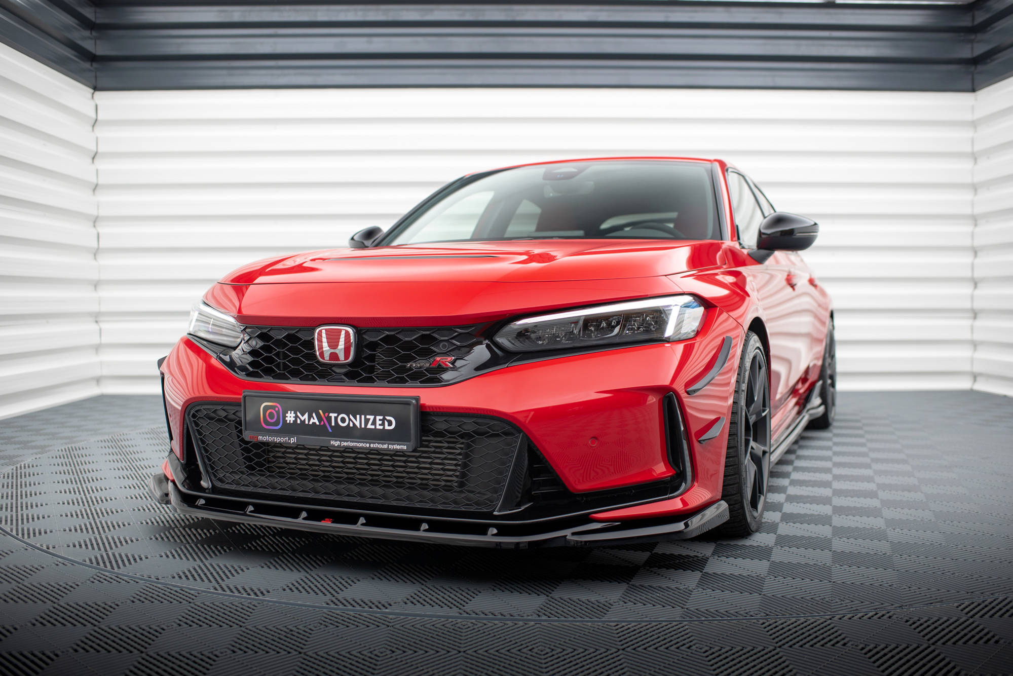 Frontspoiler Honda Civic XI Type-R  2023-> | V.3 Glossy Black Edition – bilde 3