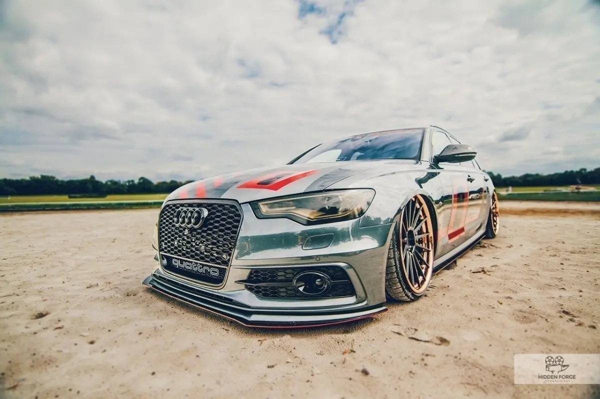 Frontspoiler Hybrid Audi S6 (C) 2012-2014 / A6 S-Line (C7) 2011-2014 | Black Edition – bilde 3