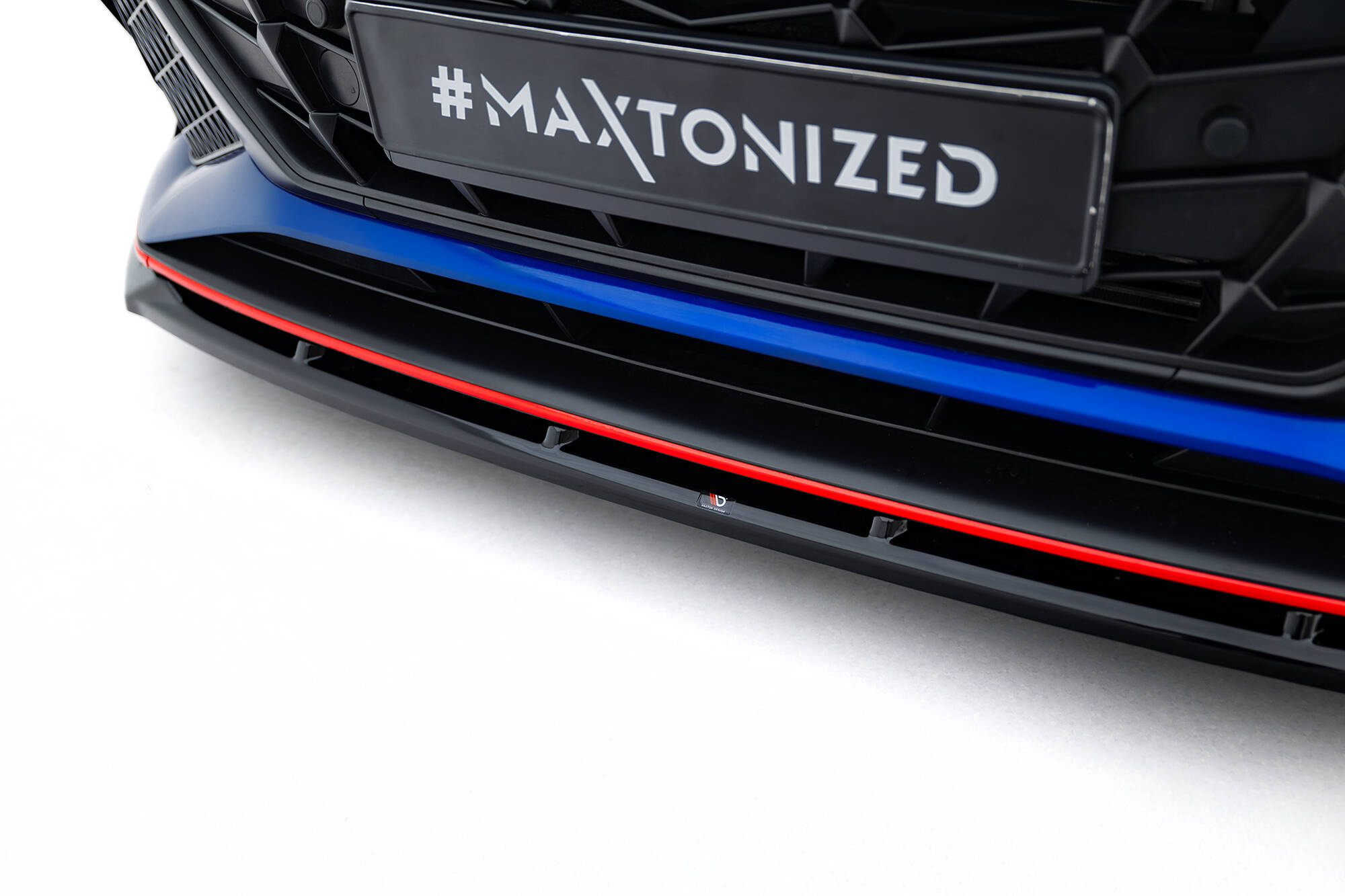 Frontspoiler Hyundai Elantra N VII 2020 - 2023 | V2 Sport Glossy Black Edition – bilde 3