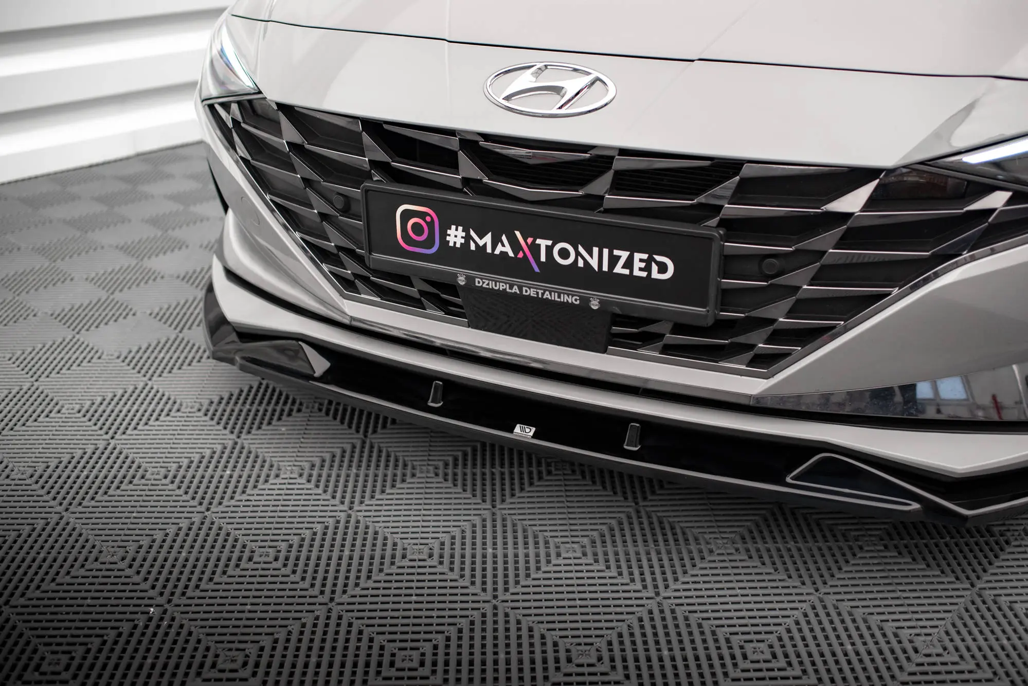Frontspoiler Hyundai Elantra VII 2020-2023 | Glossy Black Edition