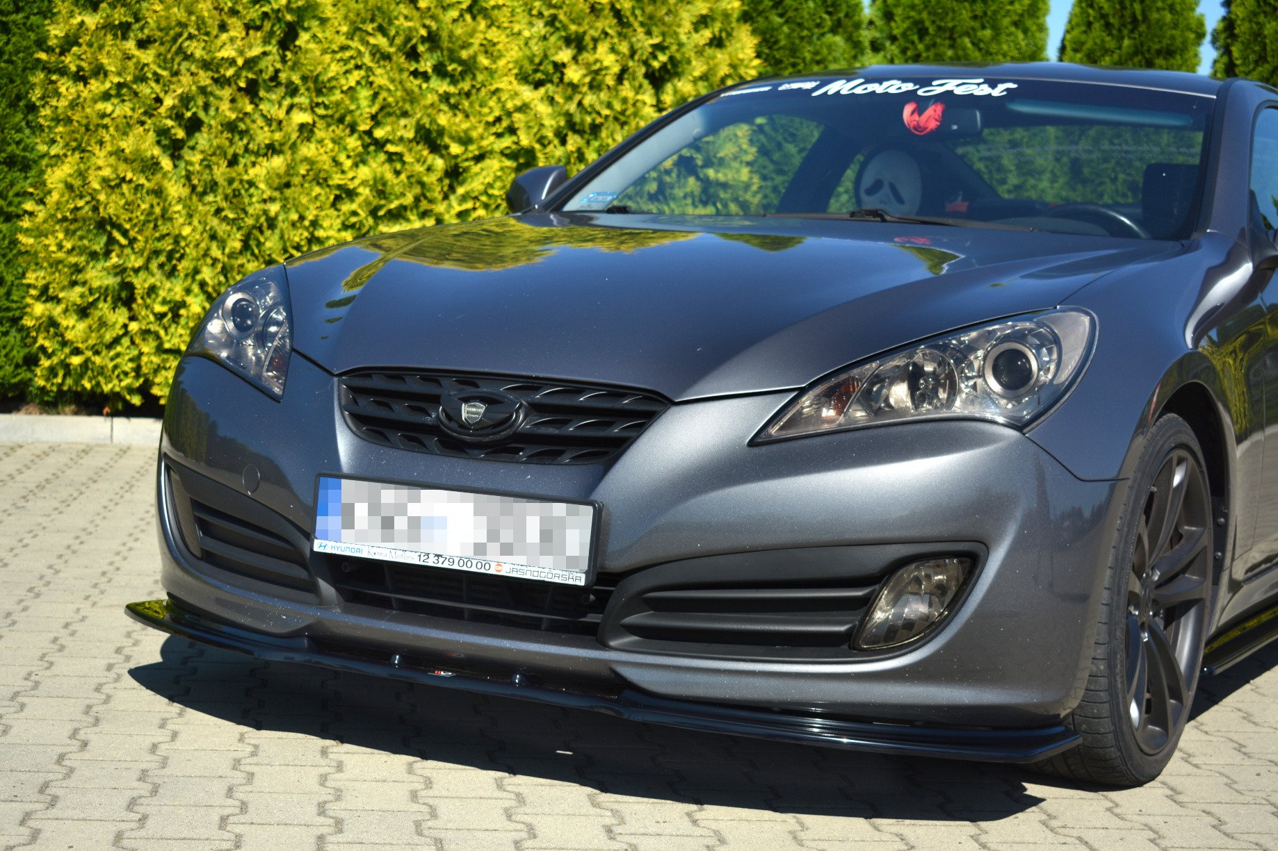 Frontspoiler Hyundai Genesis I 2009 - 2012 | Sport Glossy Black Edition – bilde 3
