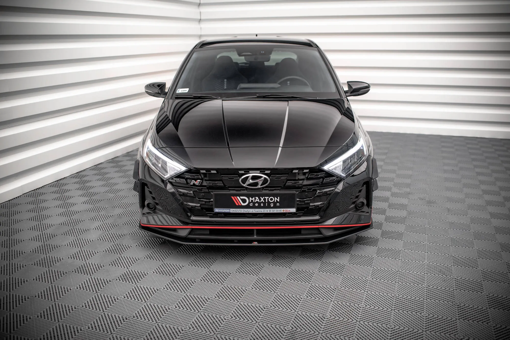 Frontspoiler Hyundai i20 III N 2020 - 2023 | Street Pro Black Edition – bilde 3