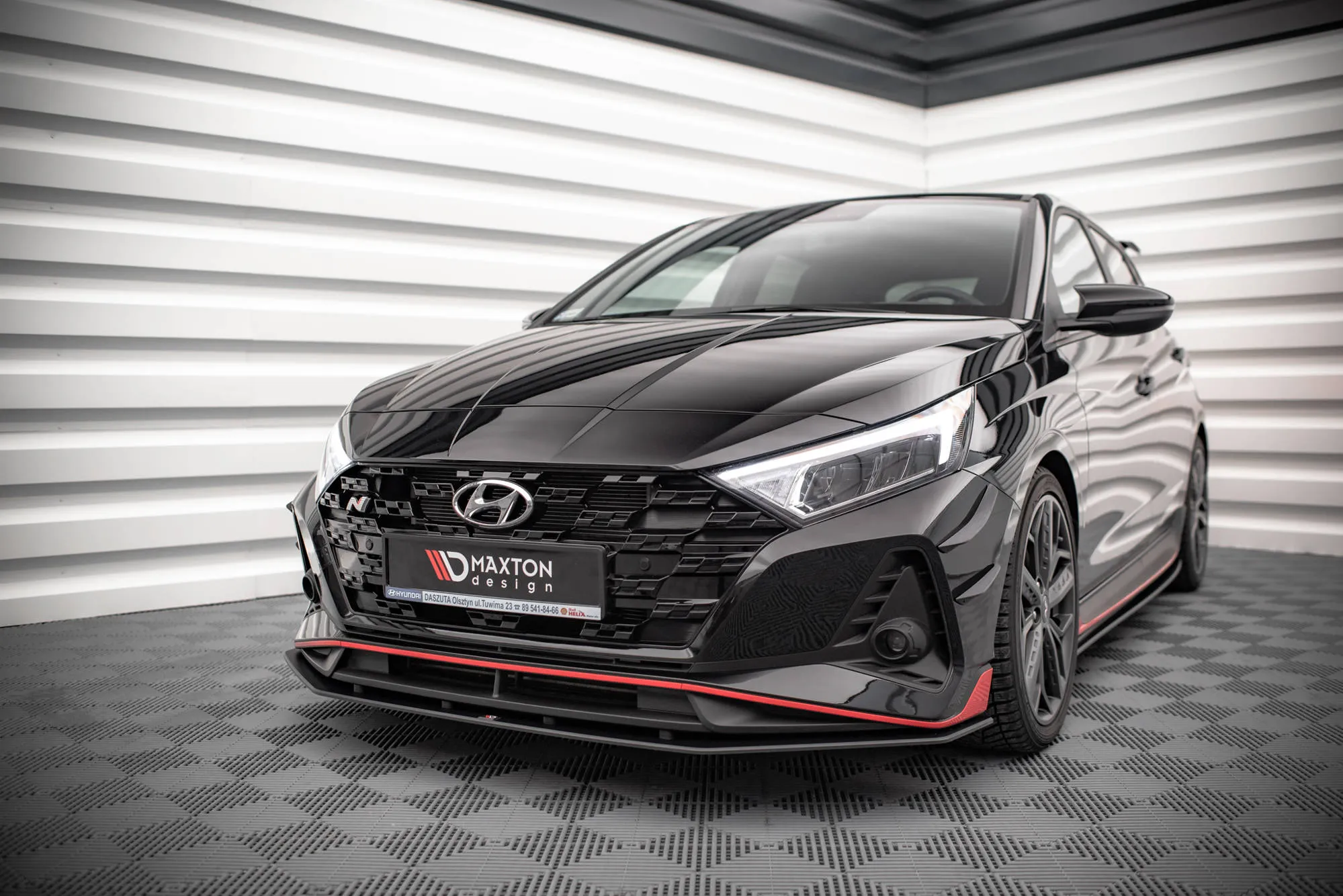 Frontspoiler Hyundai i20 III N 2020 - 2023 | Street Pro Black Edition – bilde 5