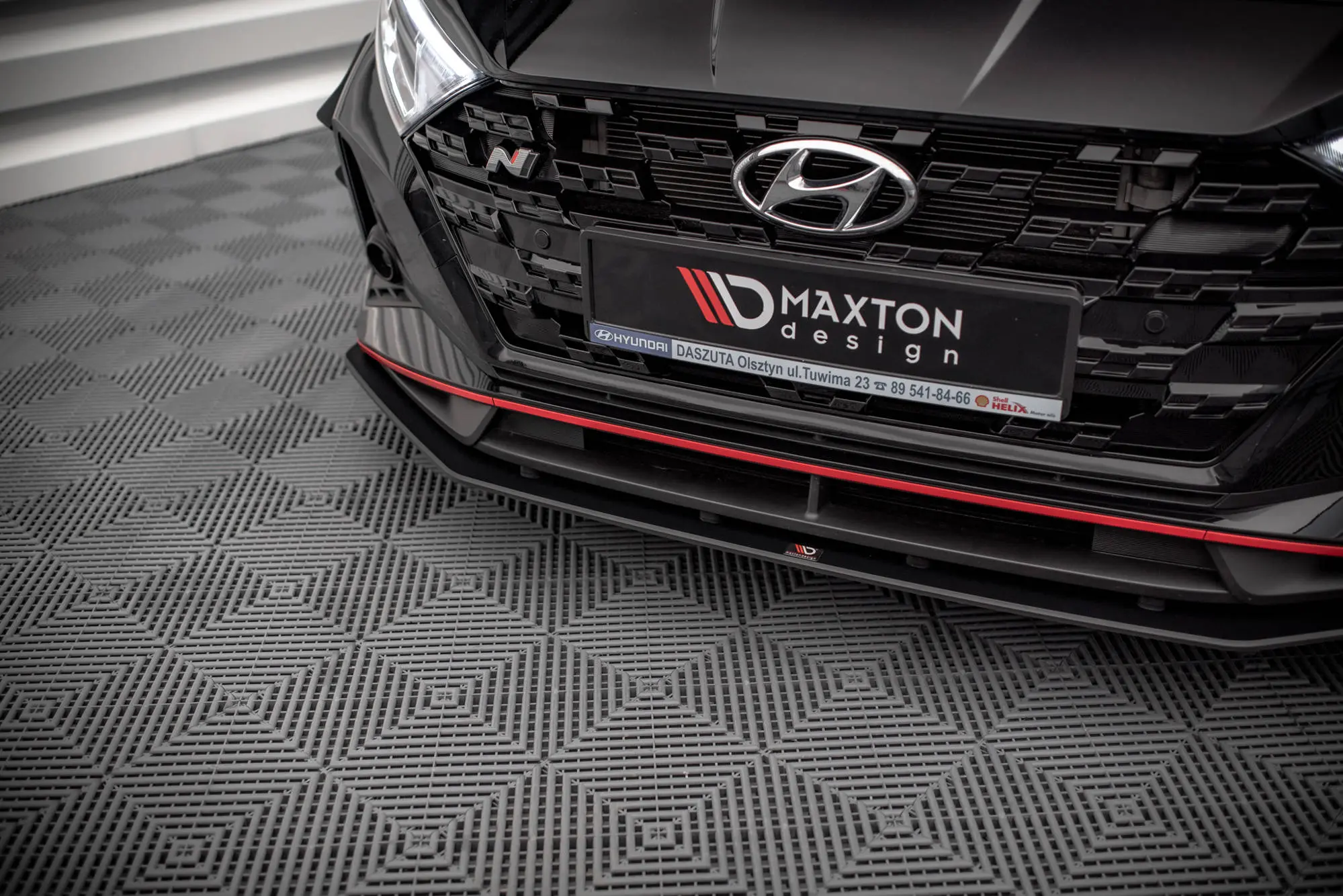 Frontspoiler Hyundai i20 III N 2020 - 2023 | V.1 Street Pro Black Edition