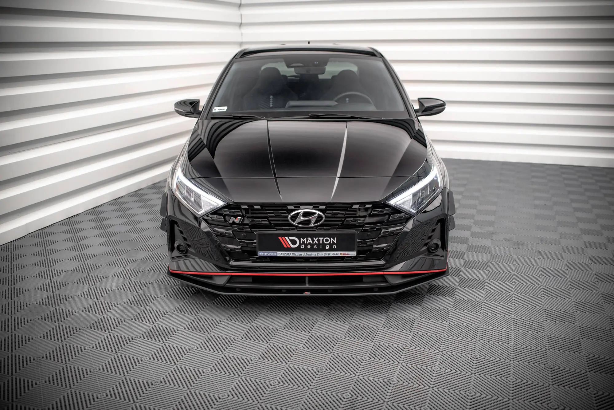 Frontspoiler Hyundai i20 III N 2020 - 2023 | V.1 Street Pro Black Edition – bilde 3