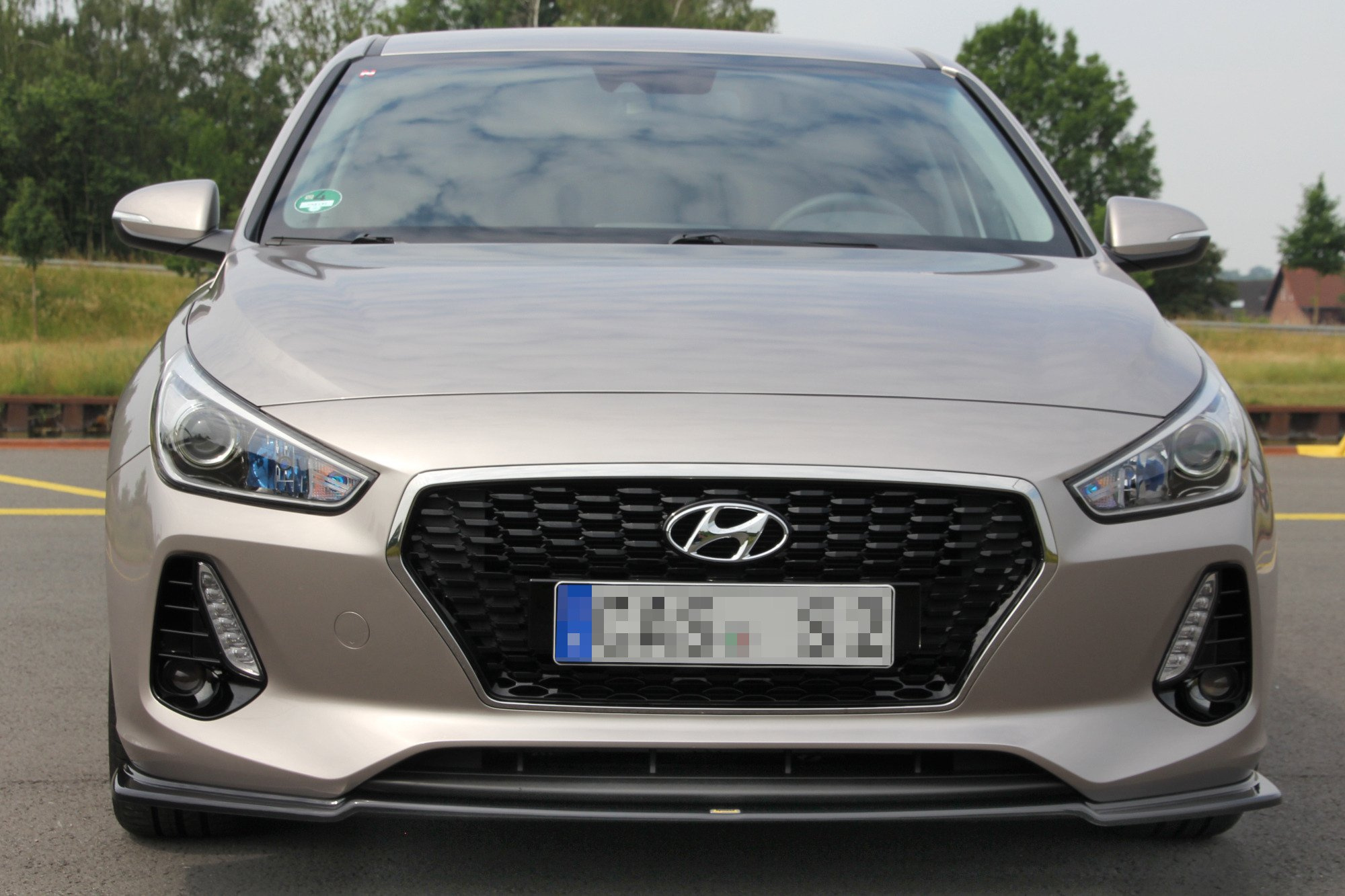 Frontspoiler HYUNDAI I30 III 2017 - 2020 | Sport Glossy Black Edition V1