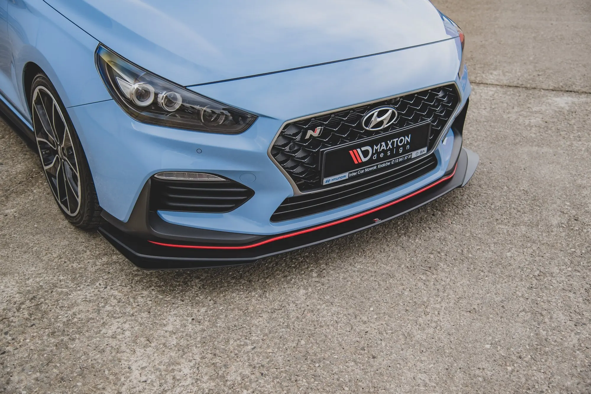 Frontspoiler Hyundai i30 III N / i30 III Fastback 2017-2020 | Racing Durability Black Edition – bilde 10