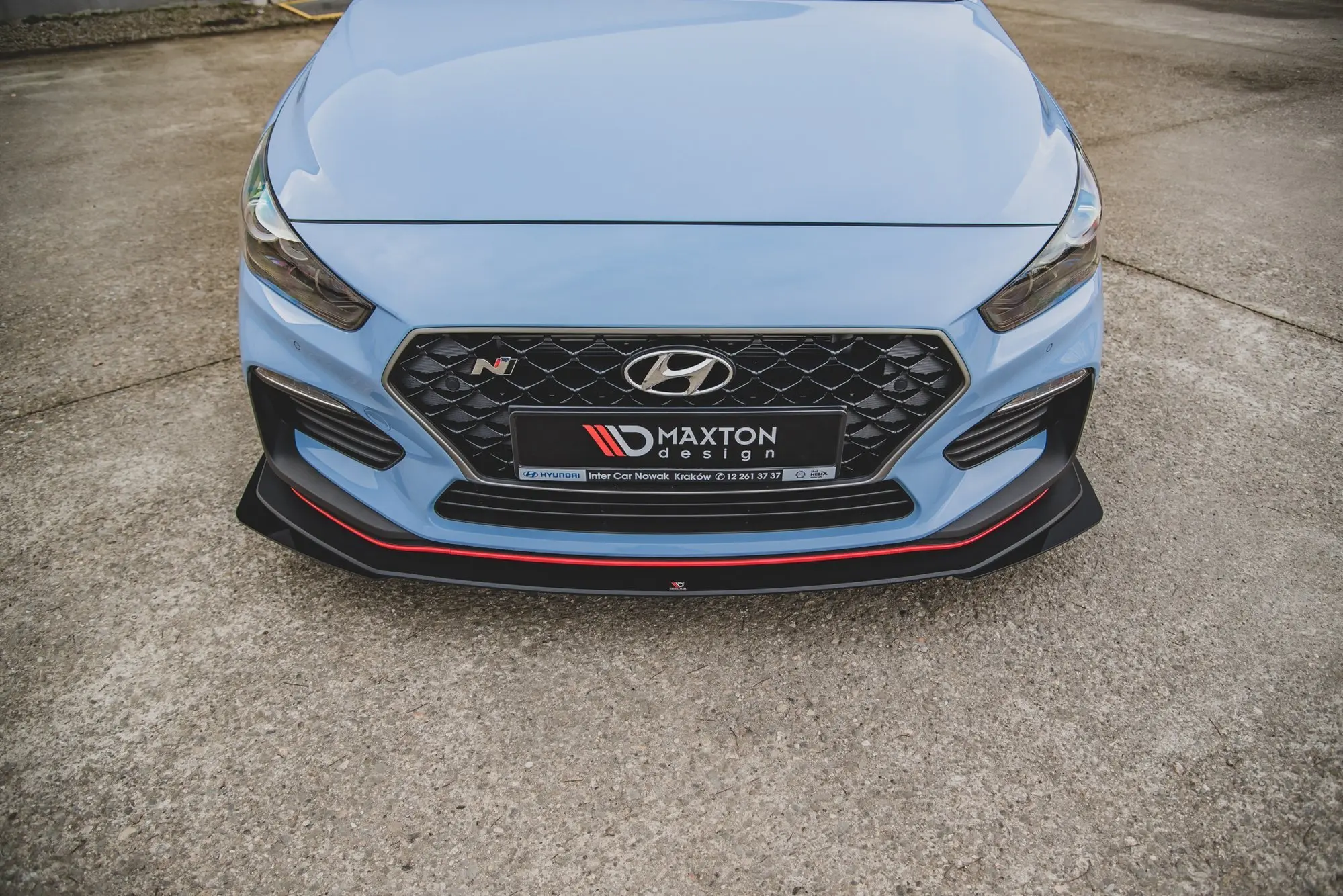 Frontspoiler Hyundai i30 III N / i30 III Fastback 2017-2020 | Racing Durability Black Edition – bilde 11
