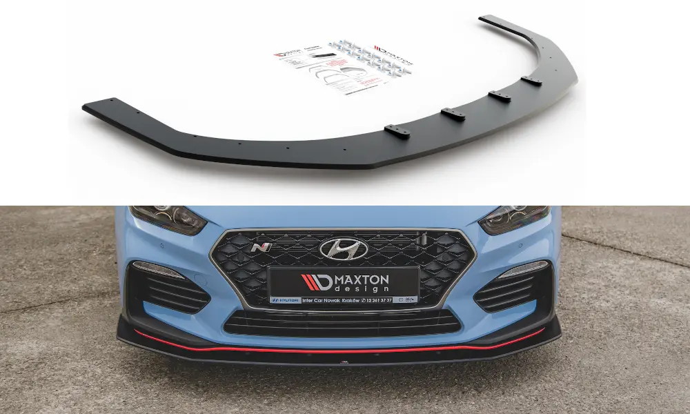 Frontspoiler Hyundai i30 III N / i30 III Fastback 2017-2020 | Racing Durability Black Edition – bilde 2