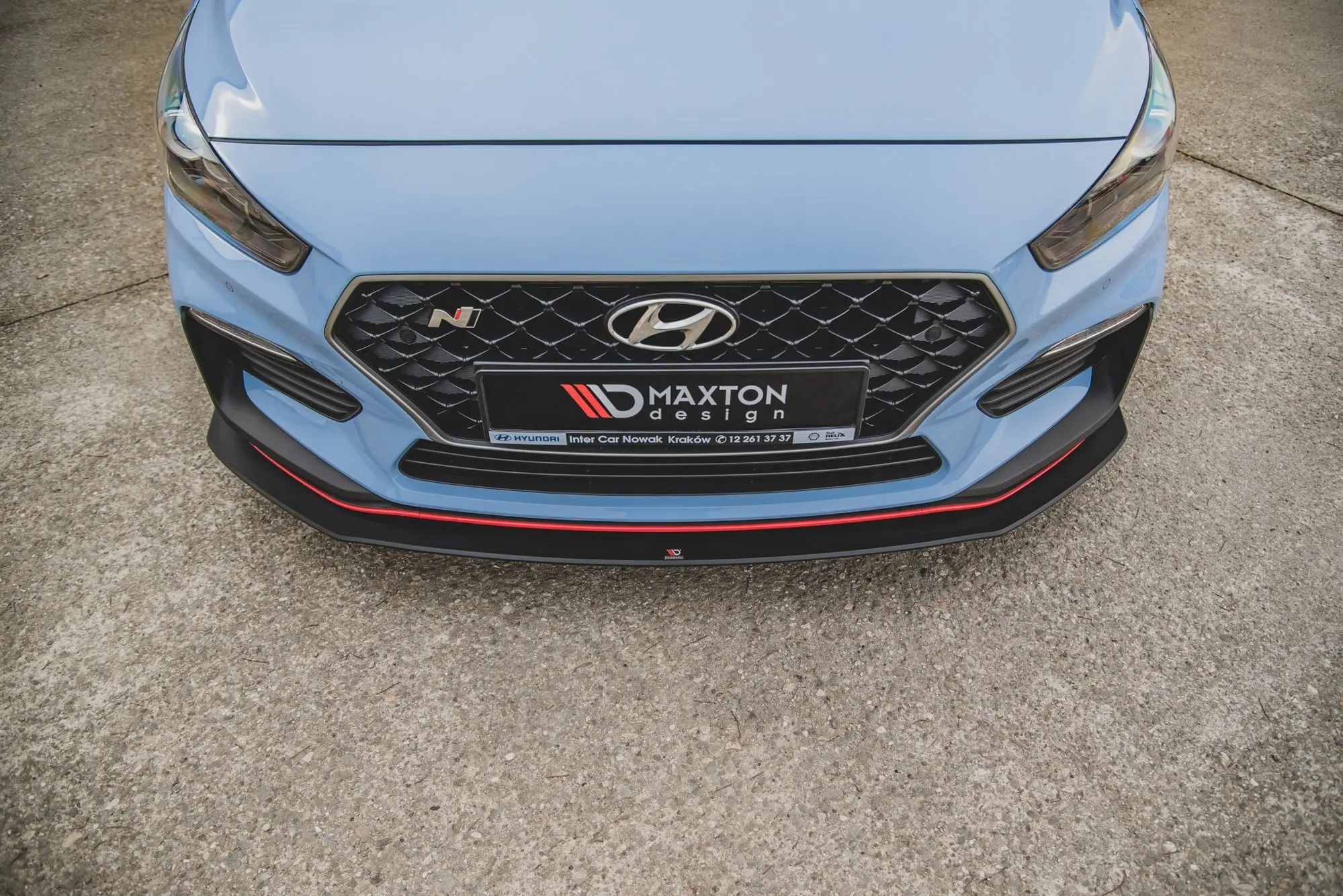 Frontspoiler Hyundai i30 III N / i30 III Fastback 2017-2020 | Racing Durability Black Edition – bilde 3