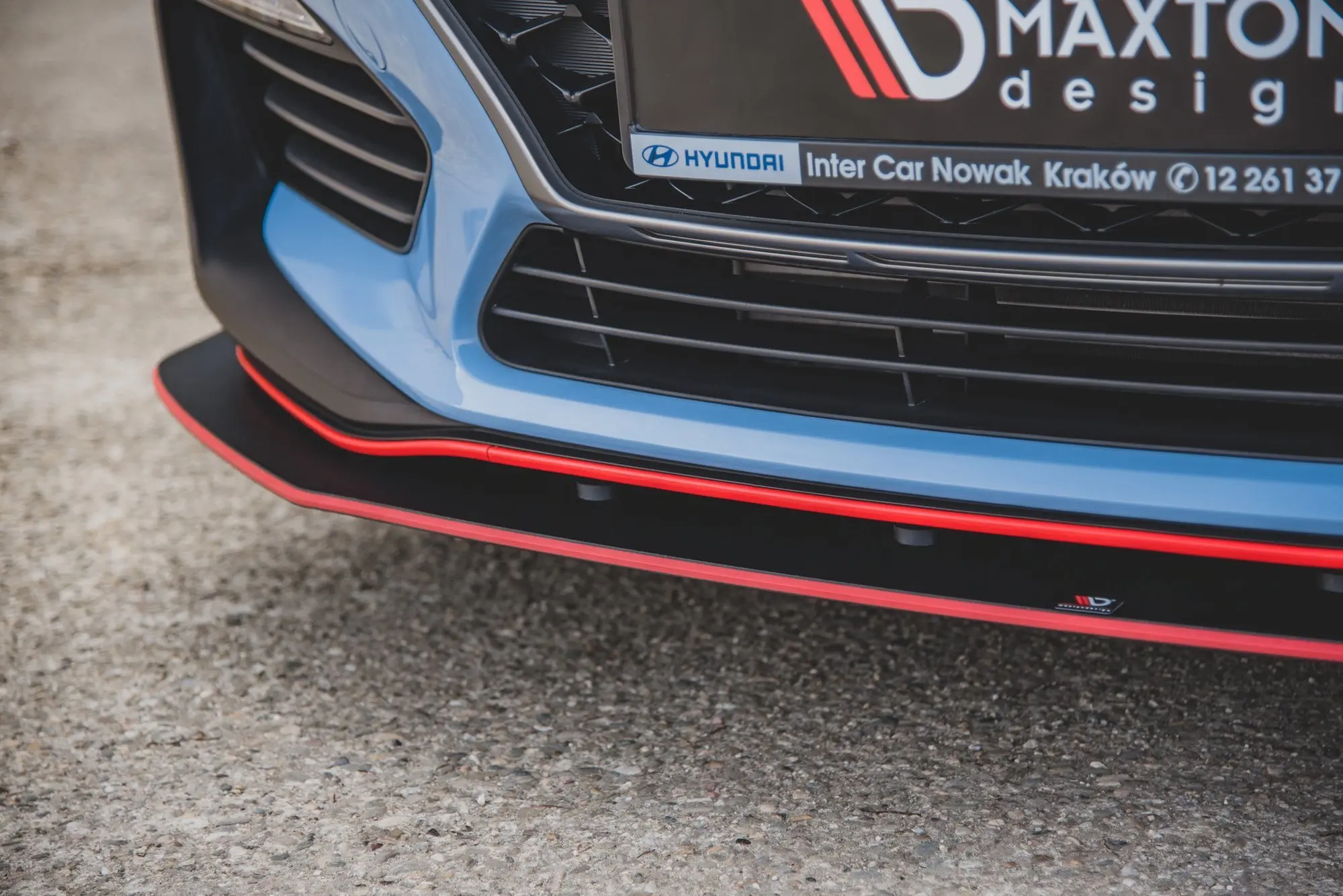 Frontspoiler Hyundai i30 III N / i30 III Fastback 2017-2020 | Racing Durability Black Edition – bilde 8