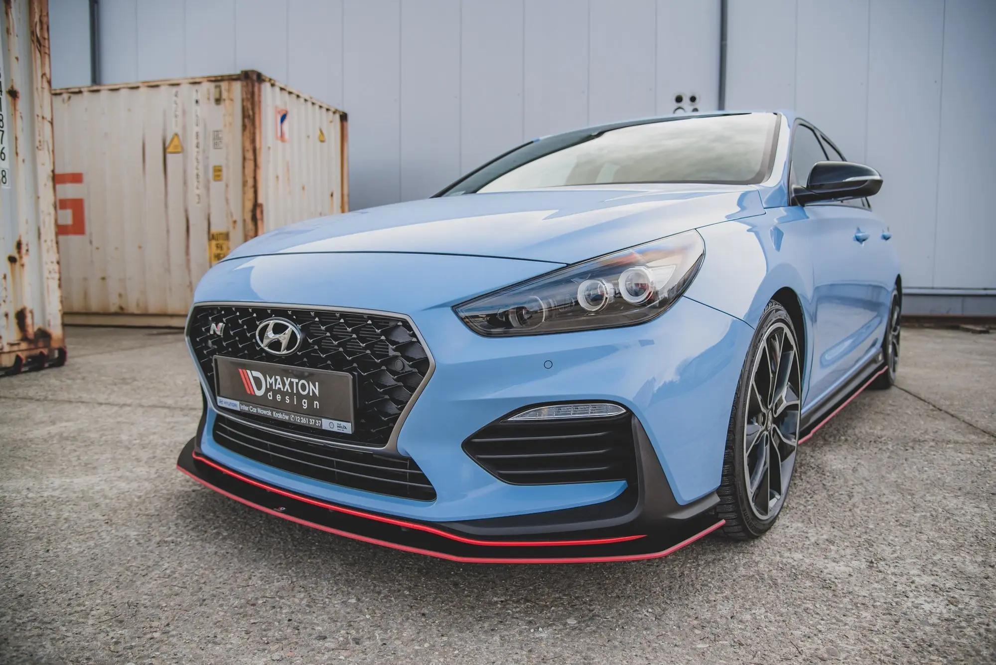 Frontspoiler Hyundai i30 III N / i30 III Fastback 2017-2020 | Racing Durability Black Edition – bilde 9