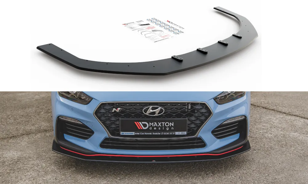 Frontspoiler Hyundai i30 III N / i30 III Fastback 2017-2020 | Street Pro Black Edition