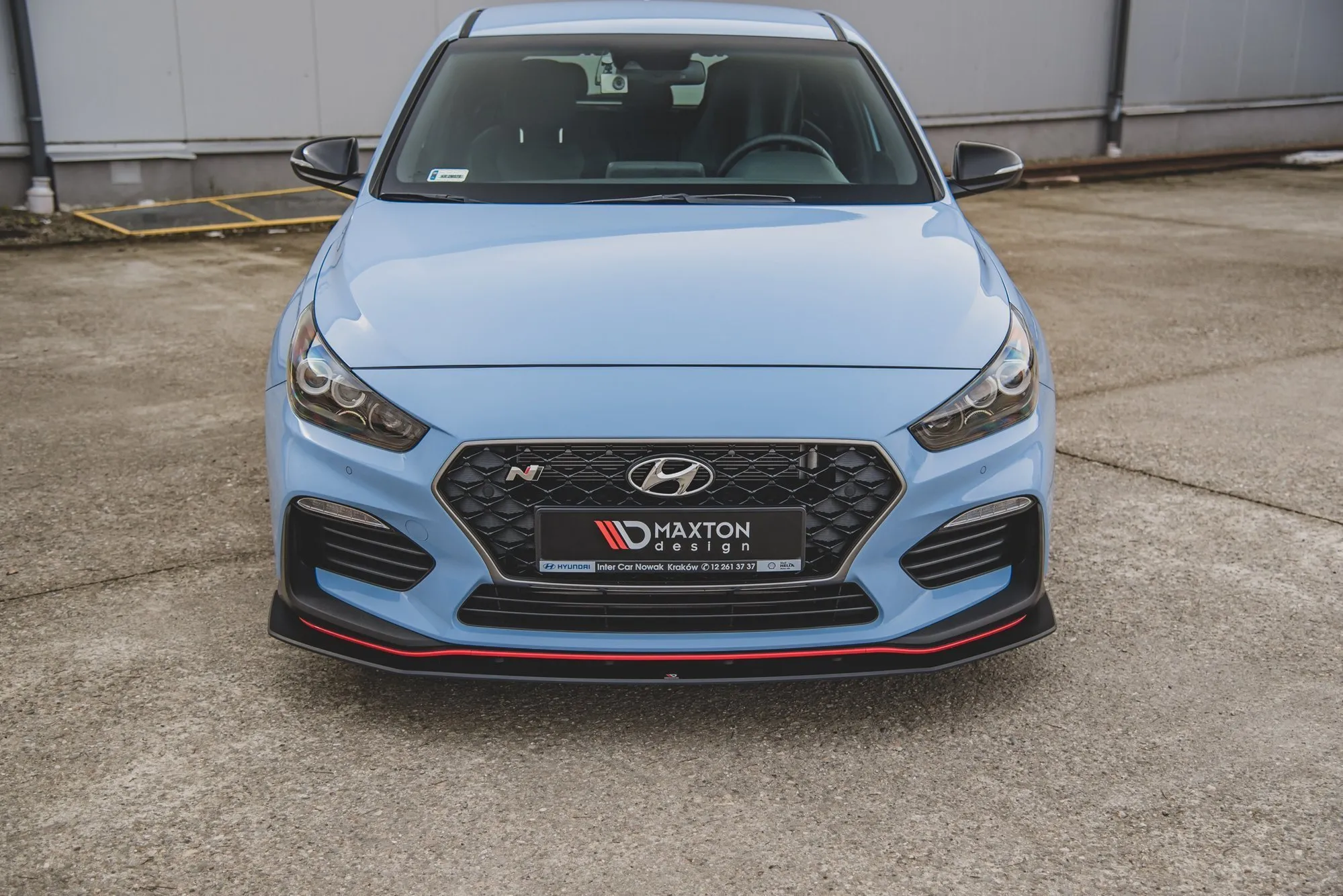 Frontspoiler Hyundai i30 III N / i30 III Fastback 2017-2020 | Street Pro Black Edition – bilde 2