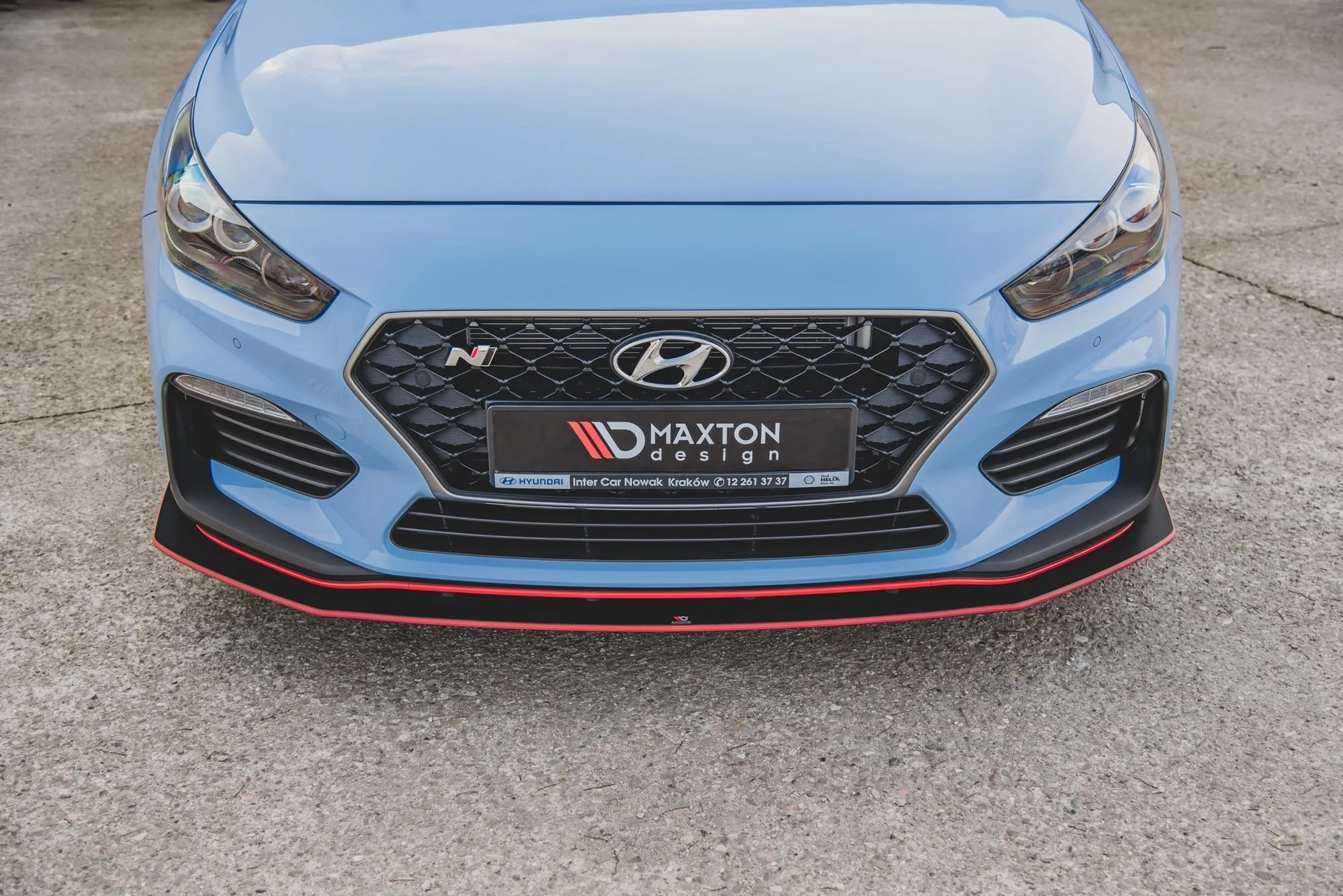 Frontspoiler Hyundai i30 III N / i30 III Fastback 2017-2020 | Street Pro Black Edition – bilde 7